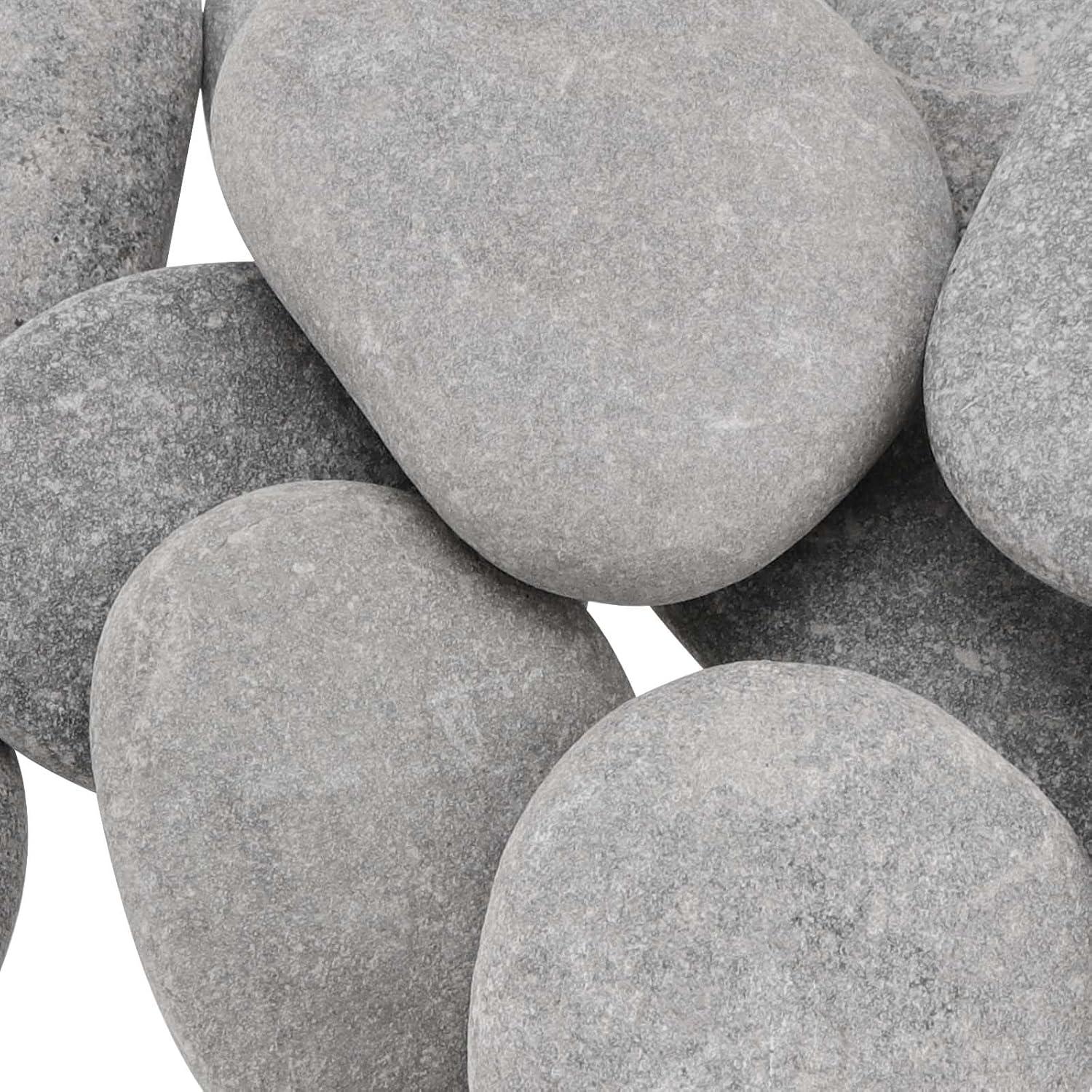 45 Rocas de Río para Pintar SINJEUN 5-8 cm Superficie Lisa