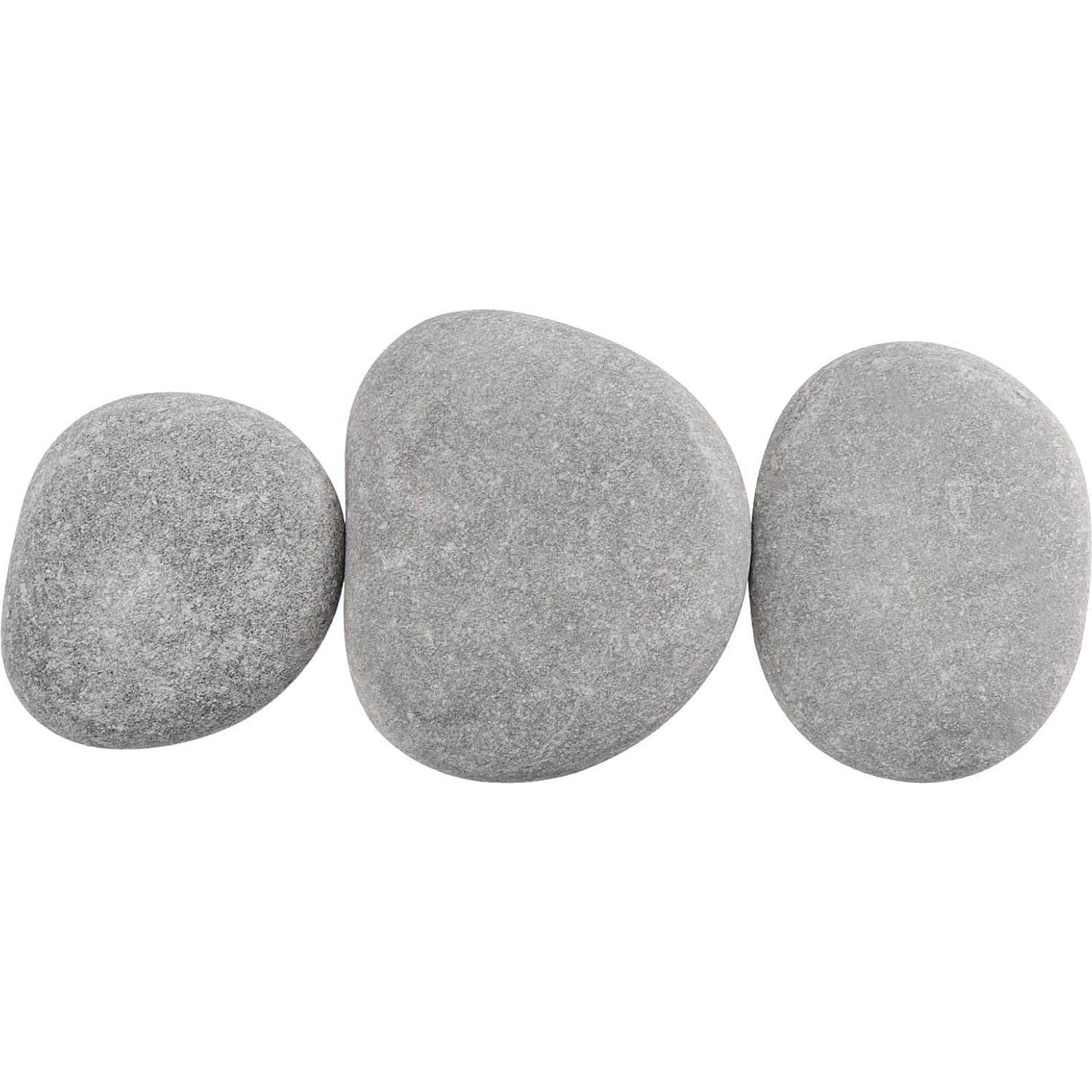 45 Rocas de Río para Pintar SINJEUN 5-8 cm Superficie Lisa