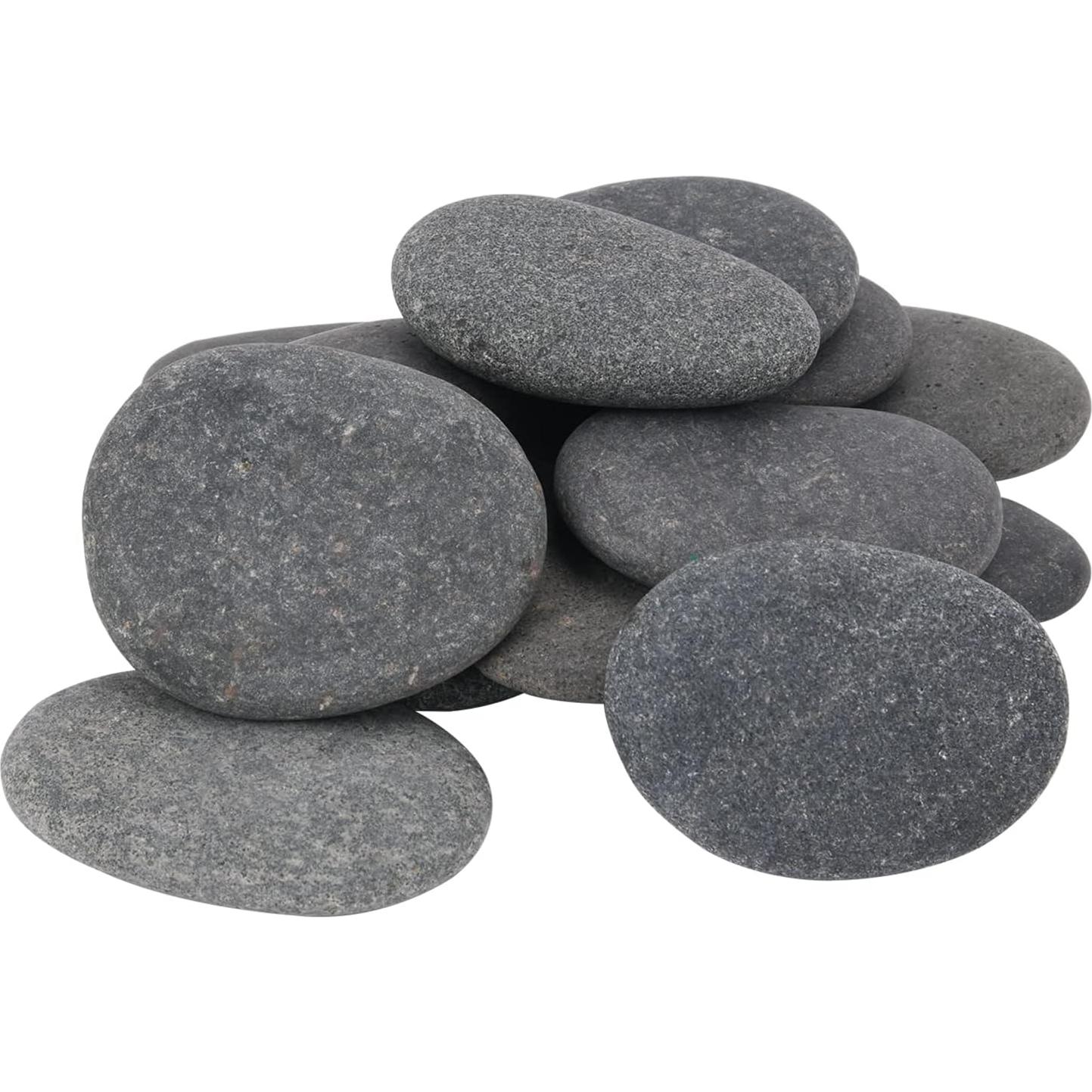 Piedras para Pintar Lulonpon 12 Piezas 7.6-10.2 cm Superficie Lisa