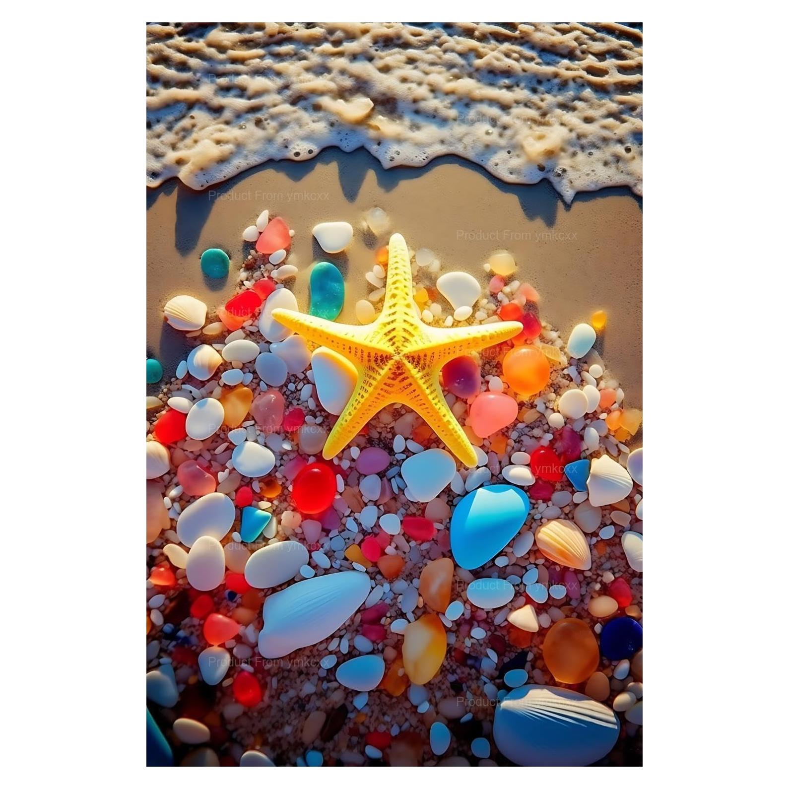 Kit de Pintura de Diamantes ymkcxx 20x25 cm Playa 5D