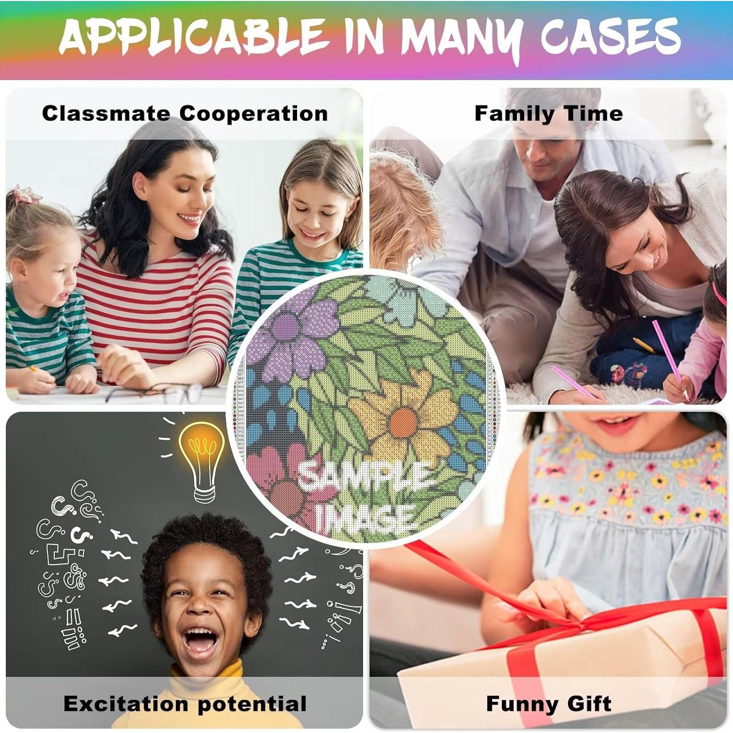 Kit de Pintura de Diamante LNZZ Corazón Rosa 30x45 cm