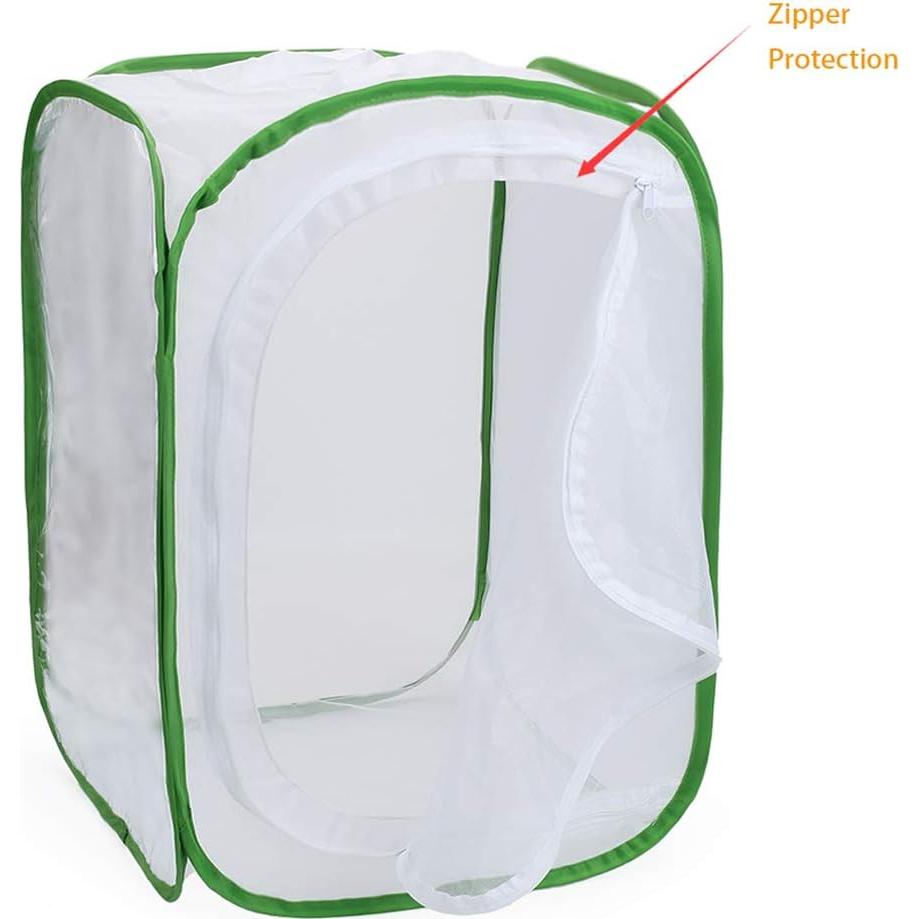 Cage para mariposas RestCloud 60.96 cm con cremallera y malla