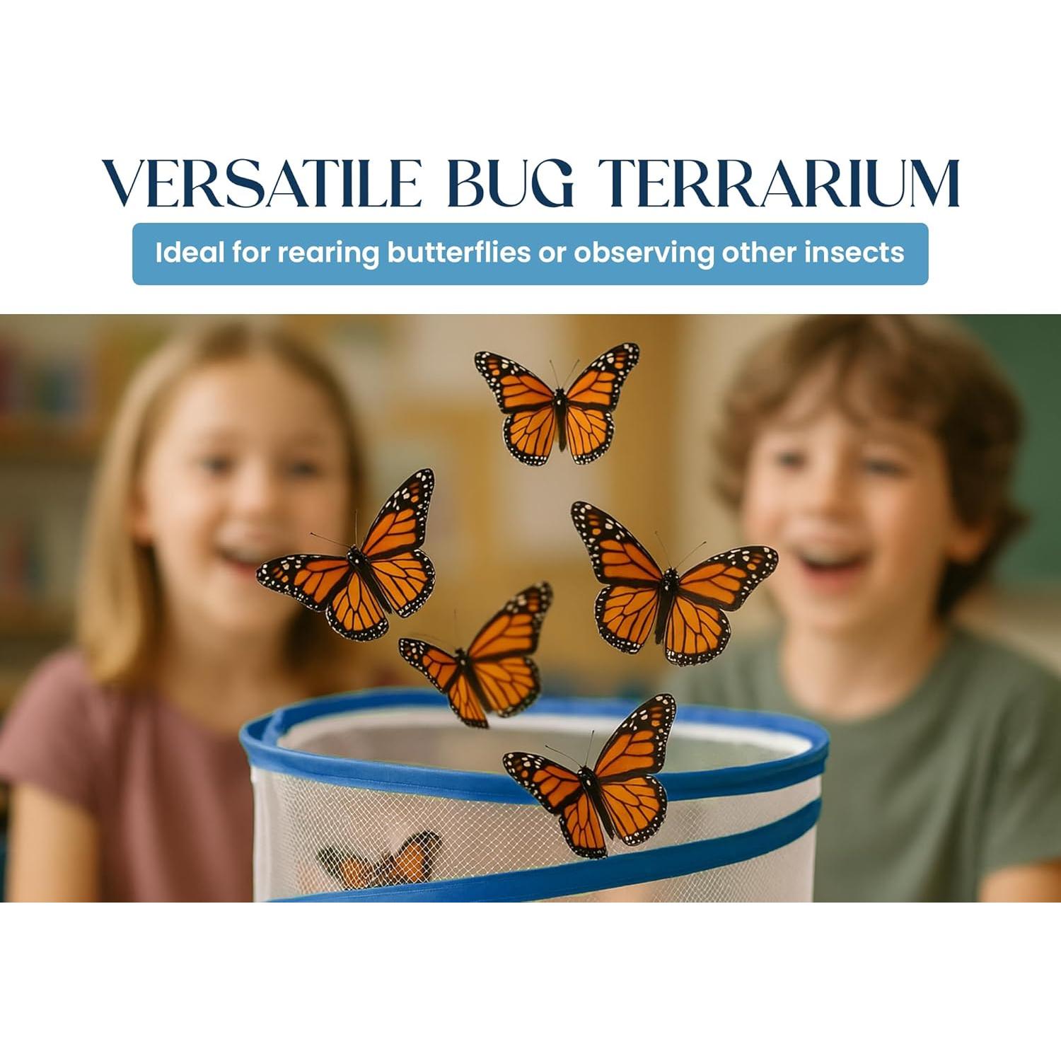 Jaula Plegable para Mariposas Nature Gift 30.5cm Malla Transpirable