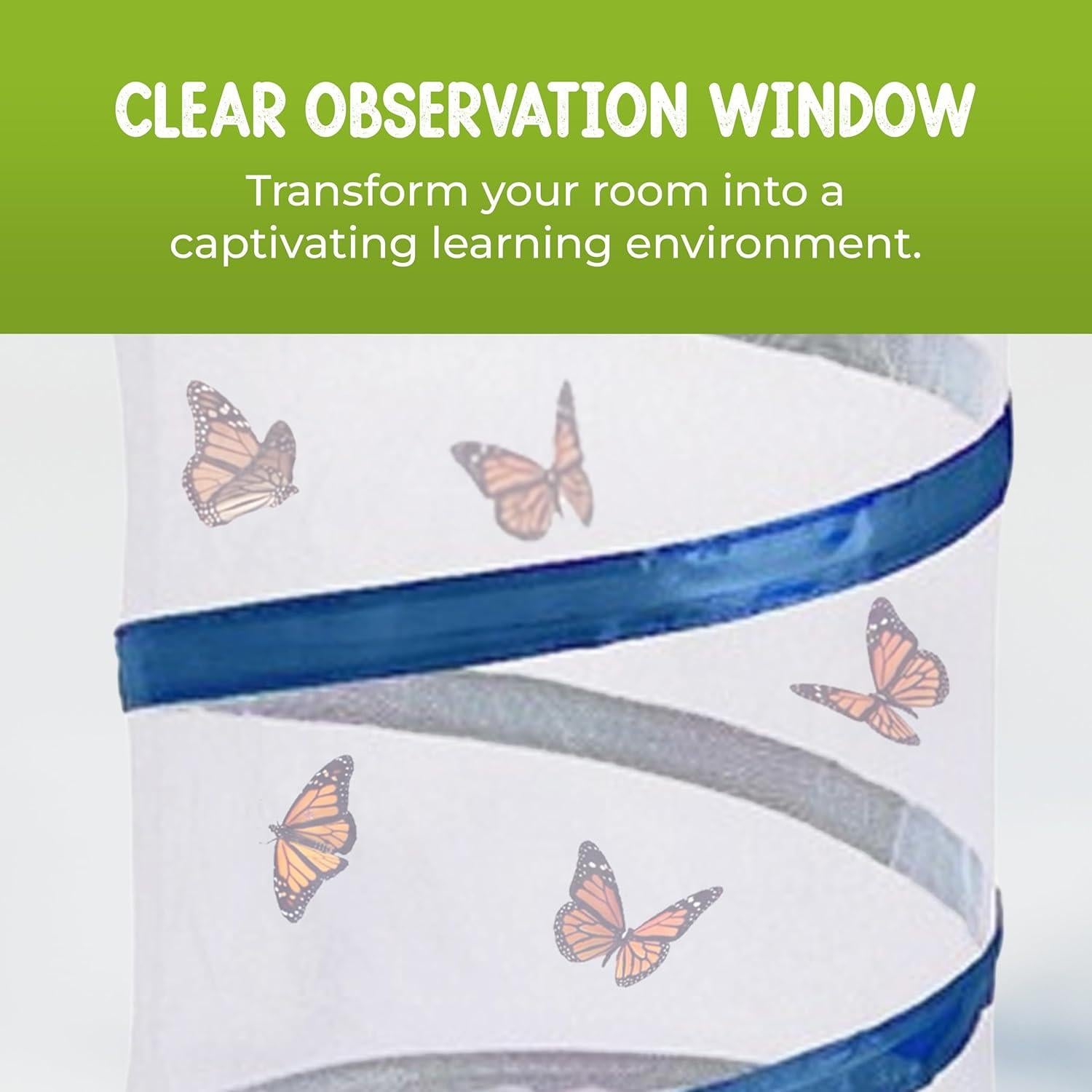 Jaula Plegable para Mariposas Nature Gift 30.5cm Malla Transpirable