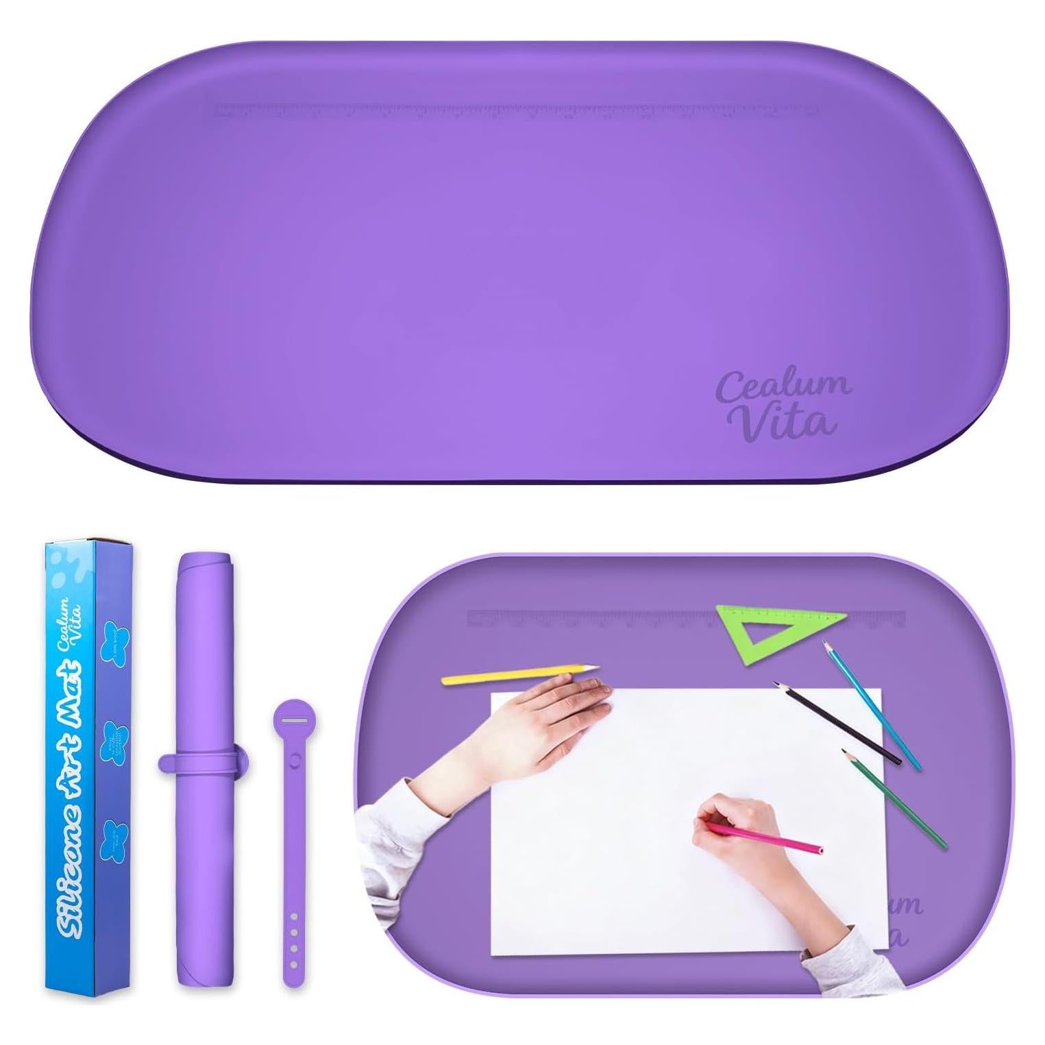 Alfombrilla de Silicona Ovalada CealumVita 60x40 cm Antideslizante