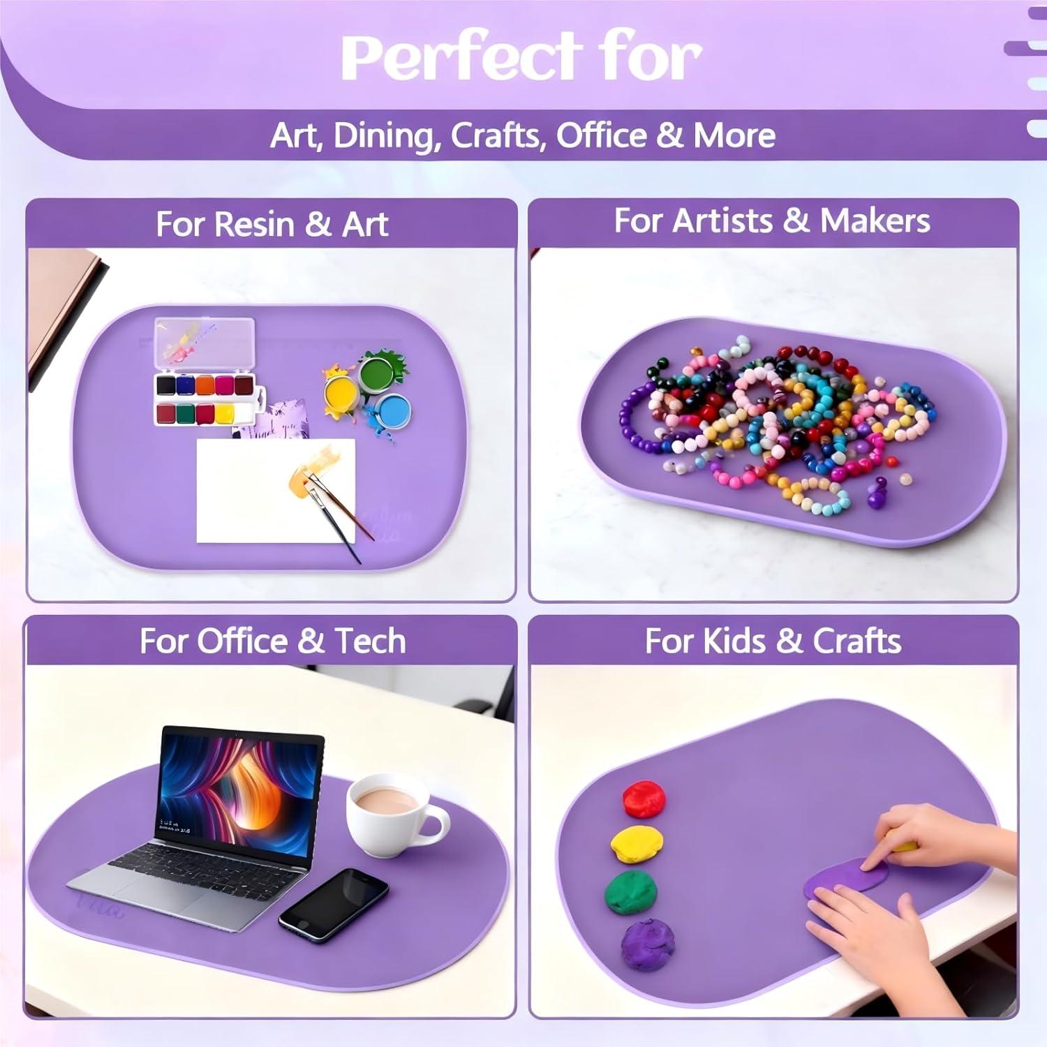 Alfombrilla de Silicona Ovalada CealumVita 60x40 cm Antideslizante