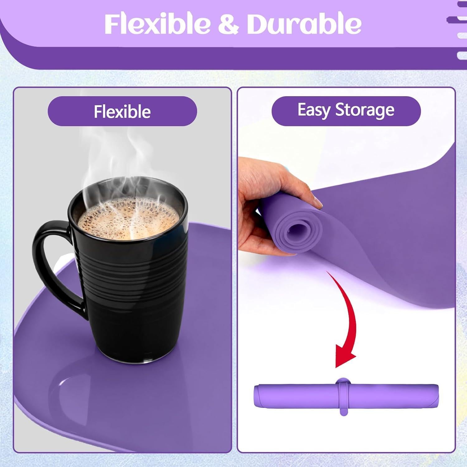 Alfombrilla de Silicona Ovalada CealumVita 60x40 cm Antideslizante