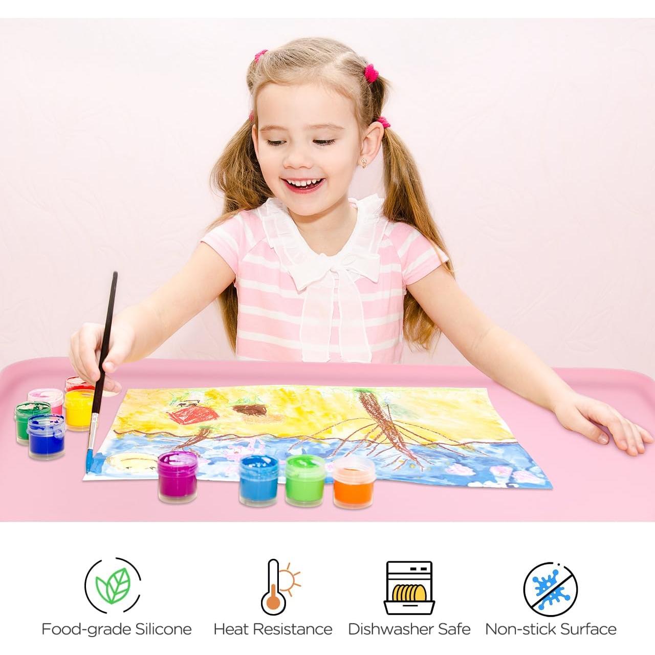 Alfombrilla de Silicona Rosa Yamjug 61x41 cm para Manualidades