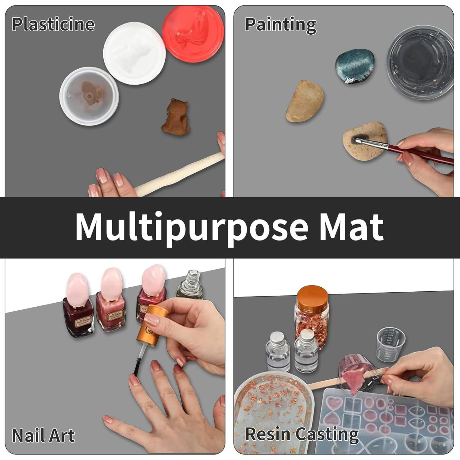 Tapete de Silicona Extra Grande Goldleaf 120x60cm Antideslizante