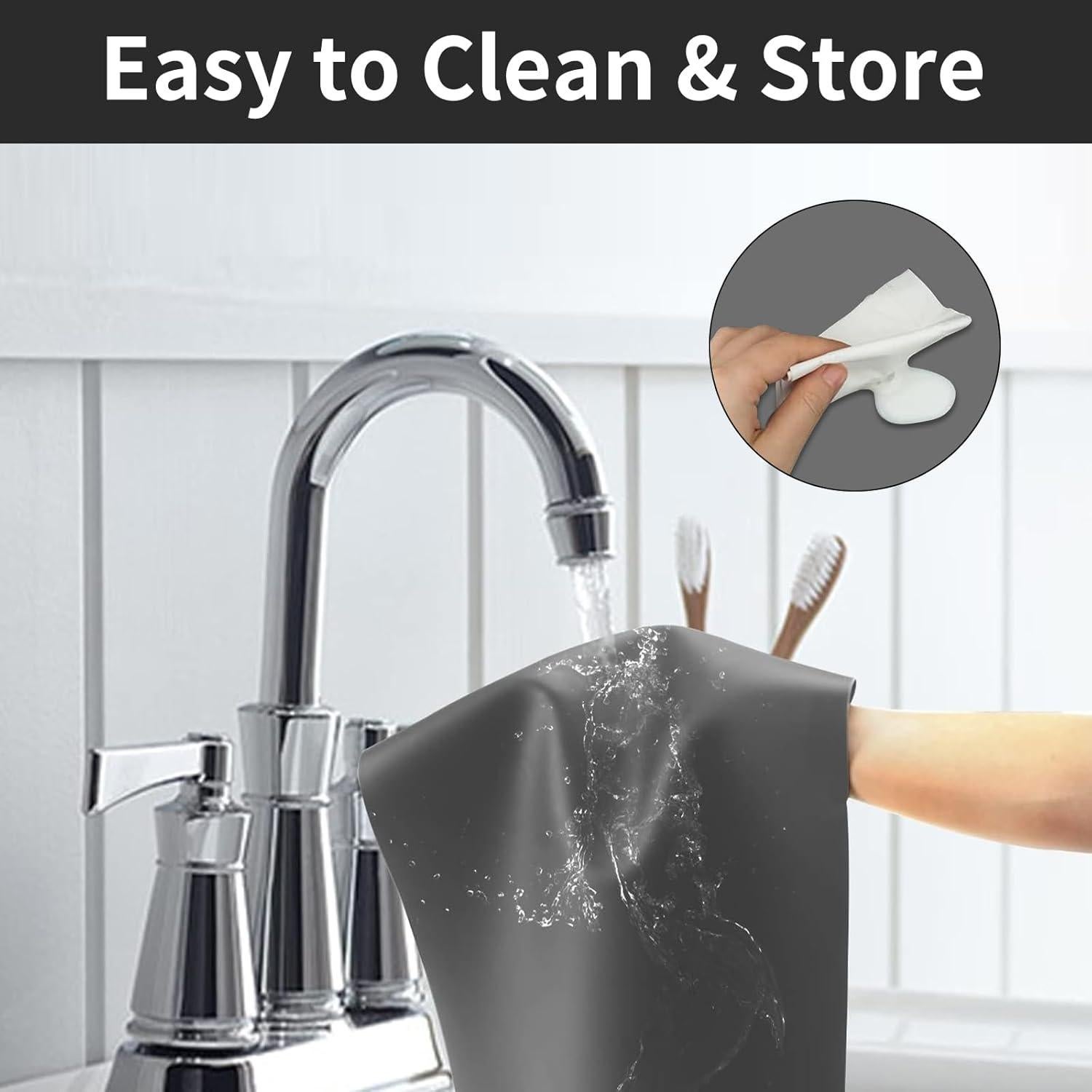 Tapete de Silicona Extra Grande Goldleaf 120x60cm Antideslizante