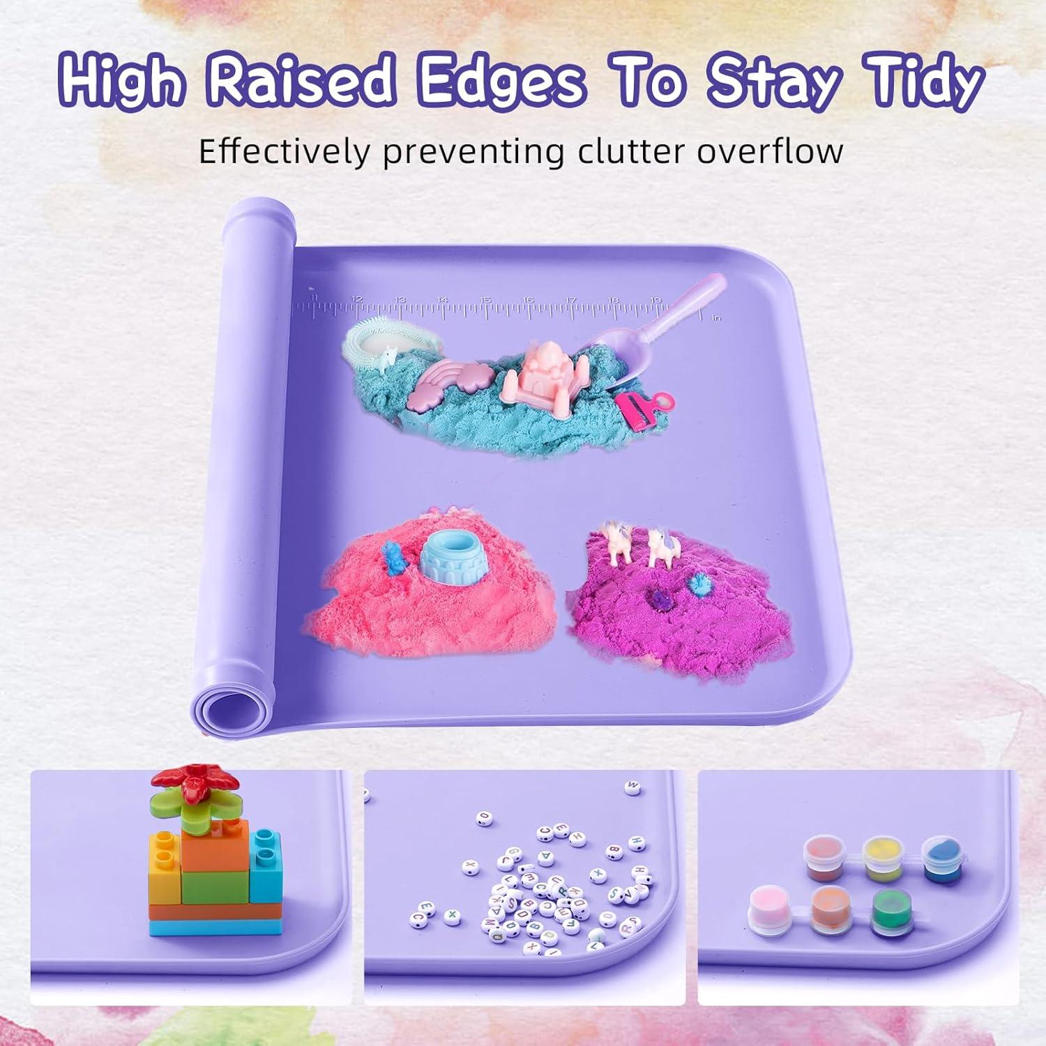 Alfombrilla de Silicona Valoidea 61x40.6 cm Morado para Manualidades