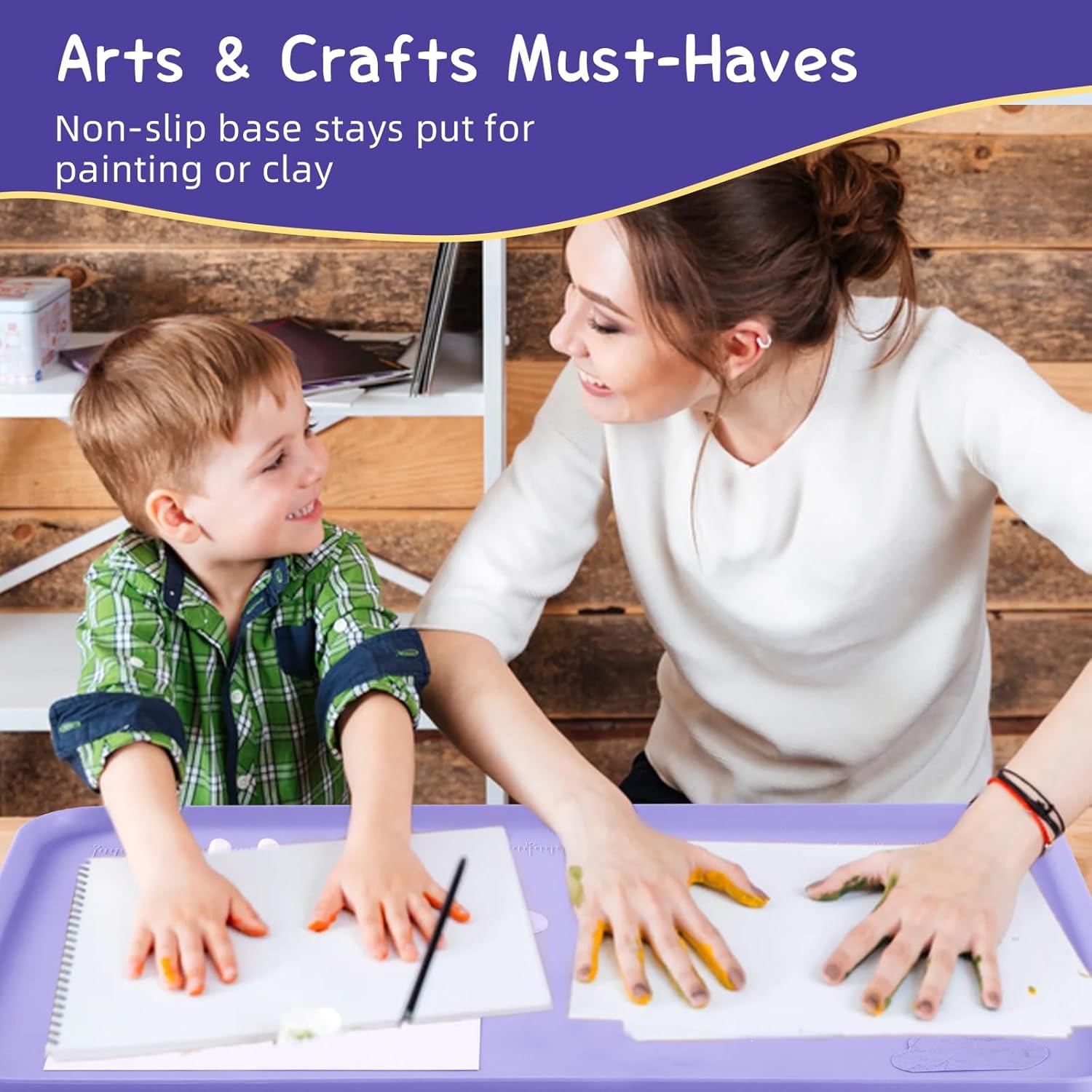 Alfombrilla de Silicona Valoidea 61x40.6 cm Morado para Manualidades