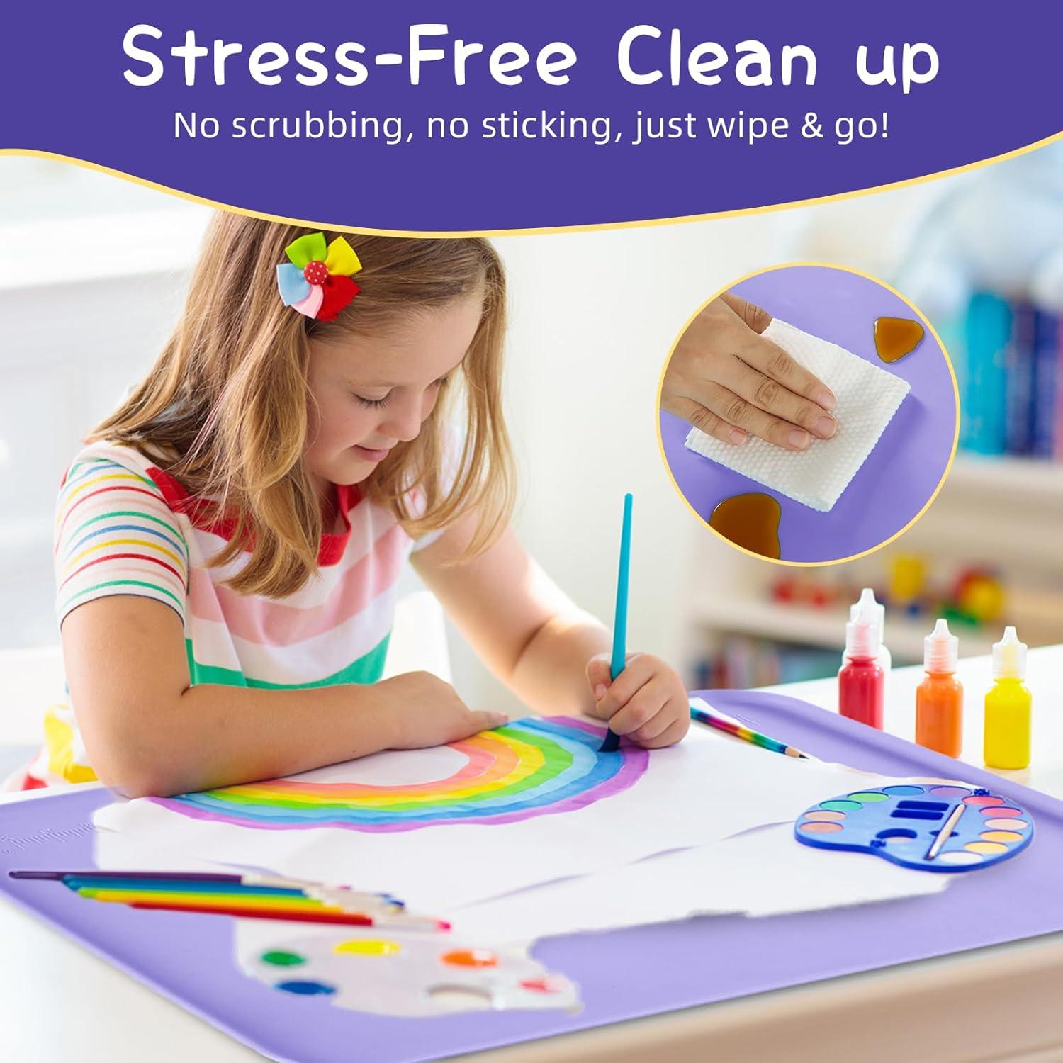 Alfombrilla de Silicona Valoidea 61x40.6 cm Morado para Manualidades