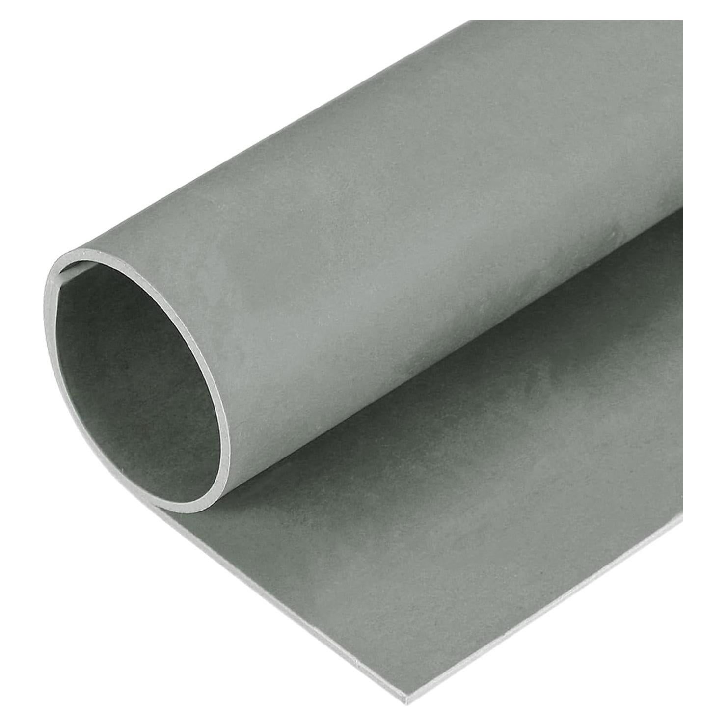 MECCANIXITY Silicone Rubber Sheet 1/16" Thick x 12" Wide x 12" Long, Anti-Slip Gasket Material Silicone Mats for Crafts, Pads, Seal, Bumpers,Cushioning,DIY Material,Grey