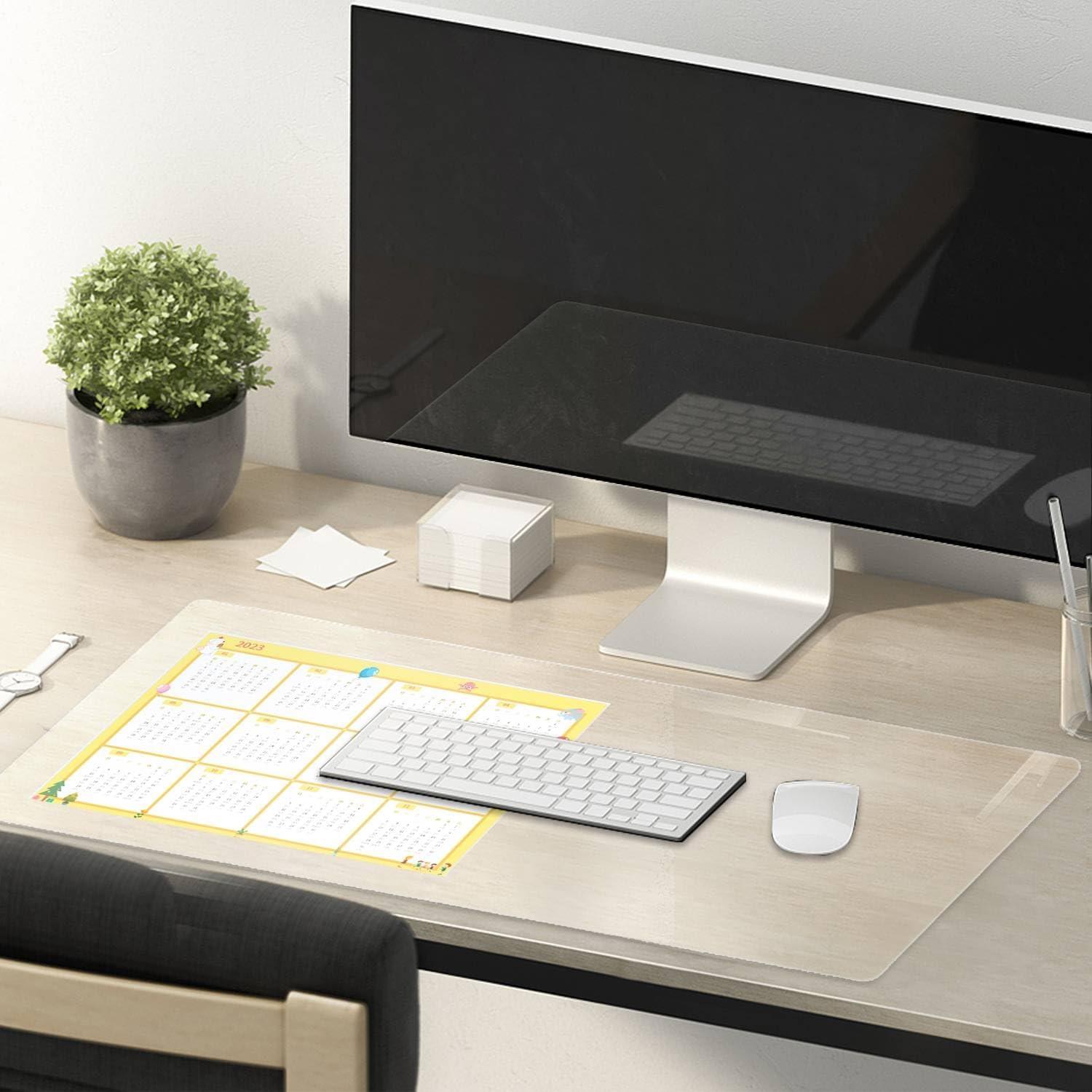 Protector de Mesa Transparente Eisdroma 35.56x60.96cm 2mm PVC