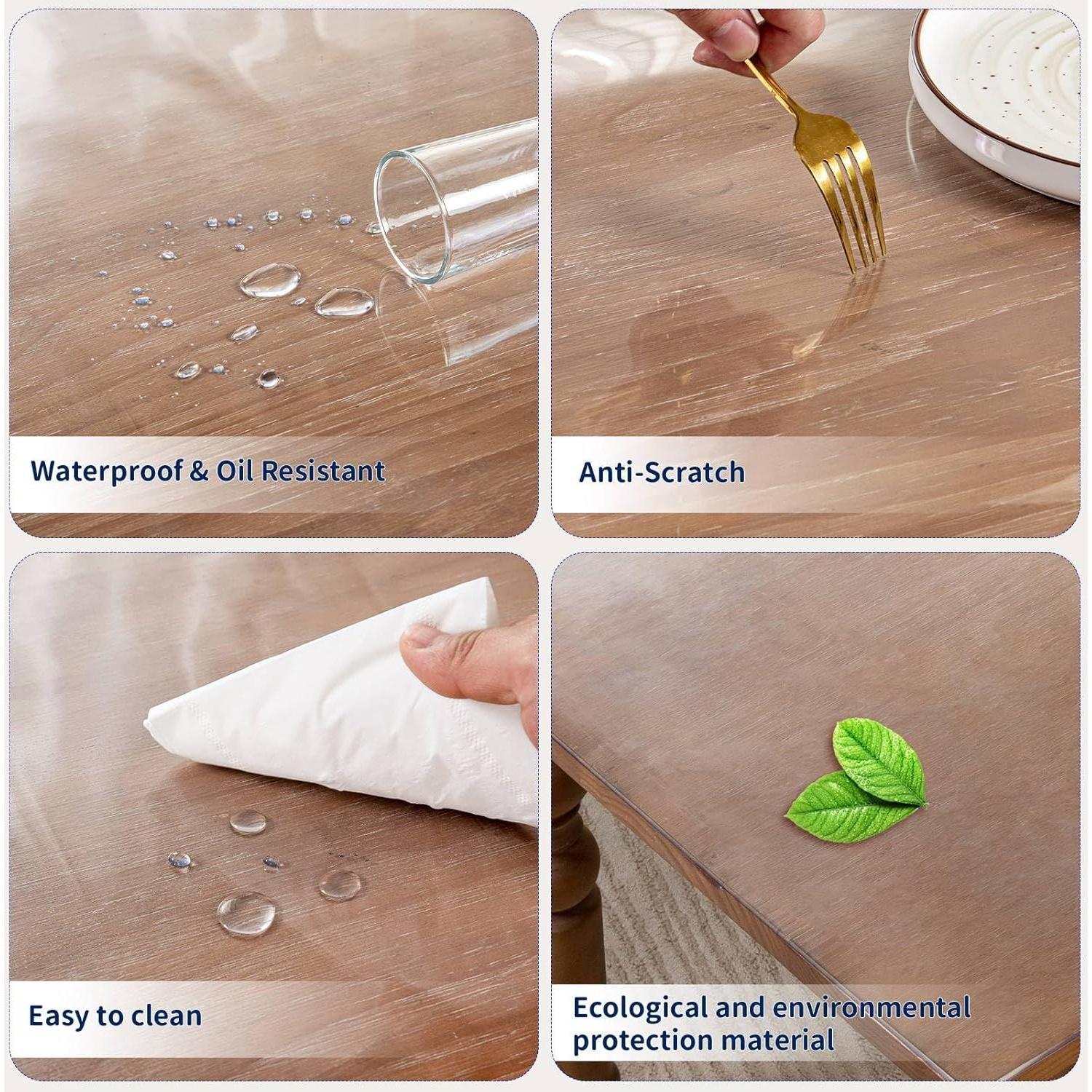 Protector de Mesa Transparente Eisdroma 35.56x60.96cm 2mm PVC