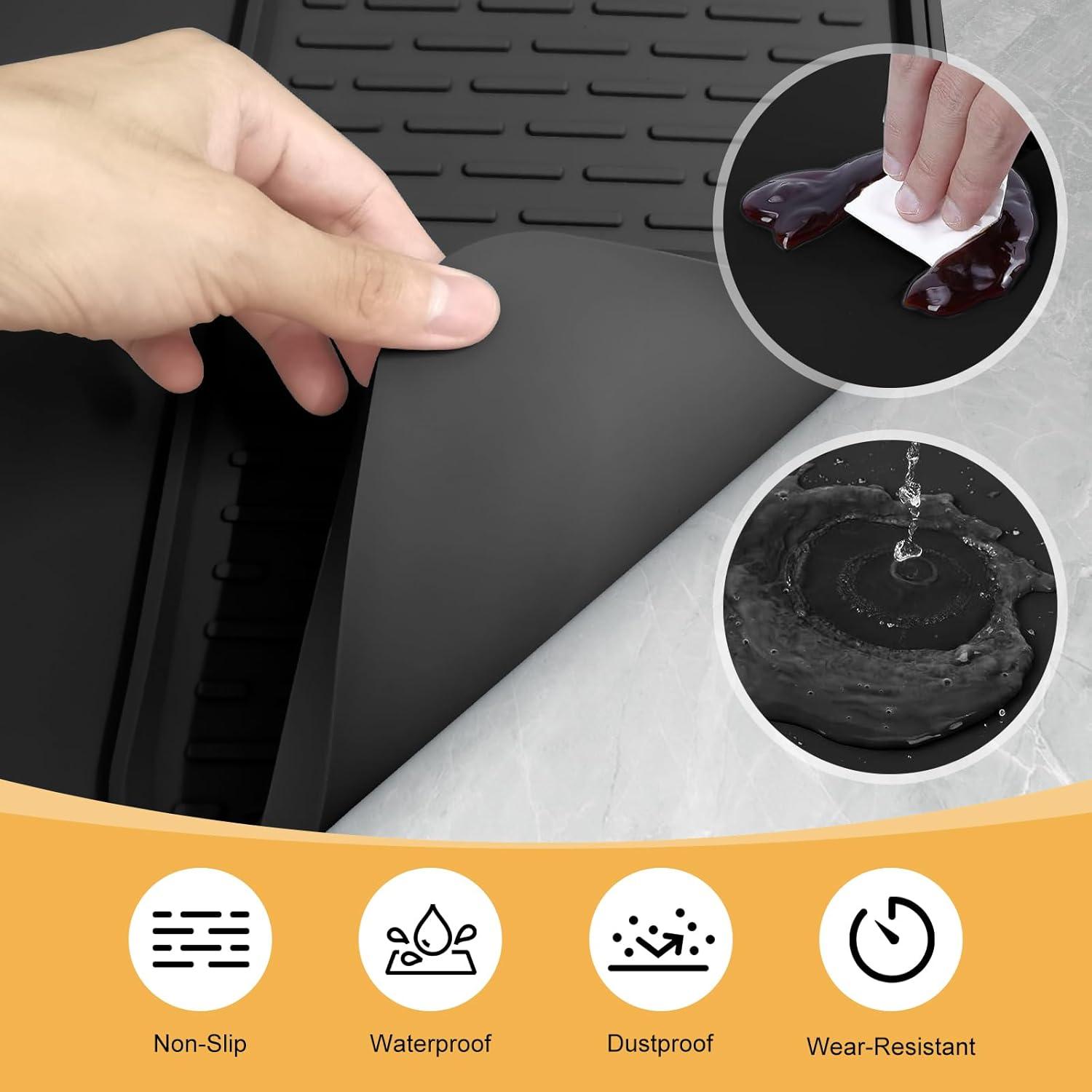 Alfombrilla de Silicona para Cafetera Garolue 61x40.6cm Antideslizante