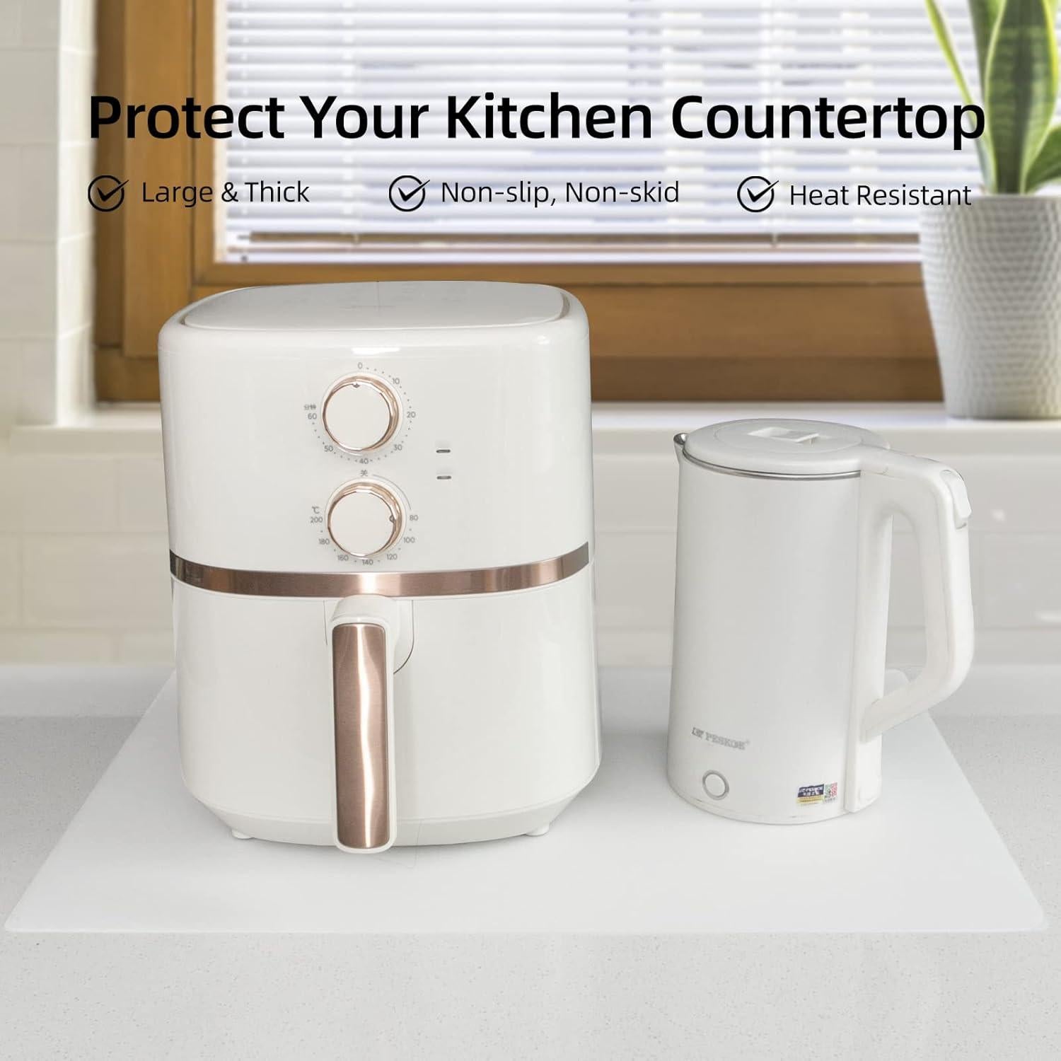 Paquete de 2 Tapetes de Silicona Treerit 60x40 cm Antideslizante