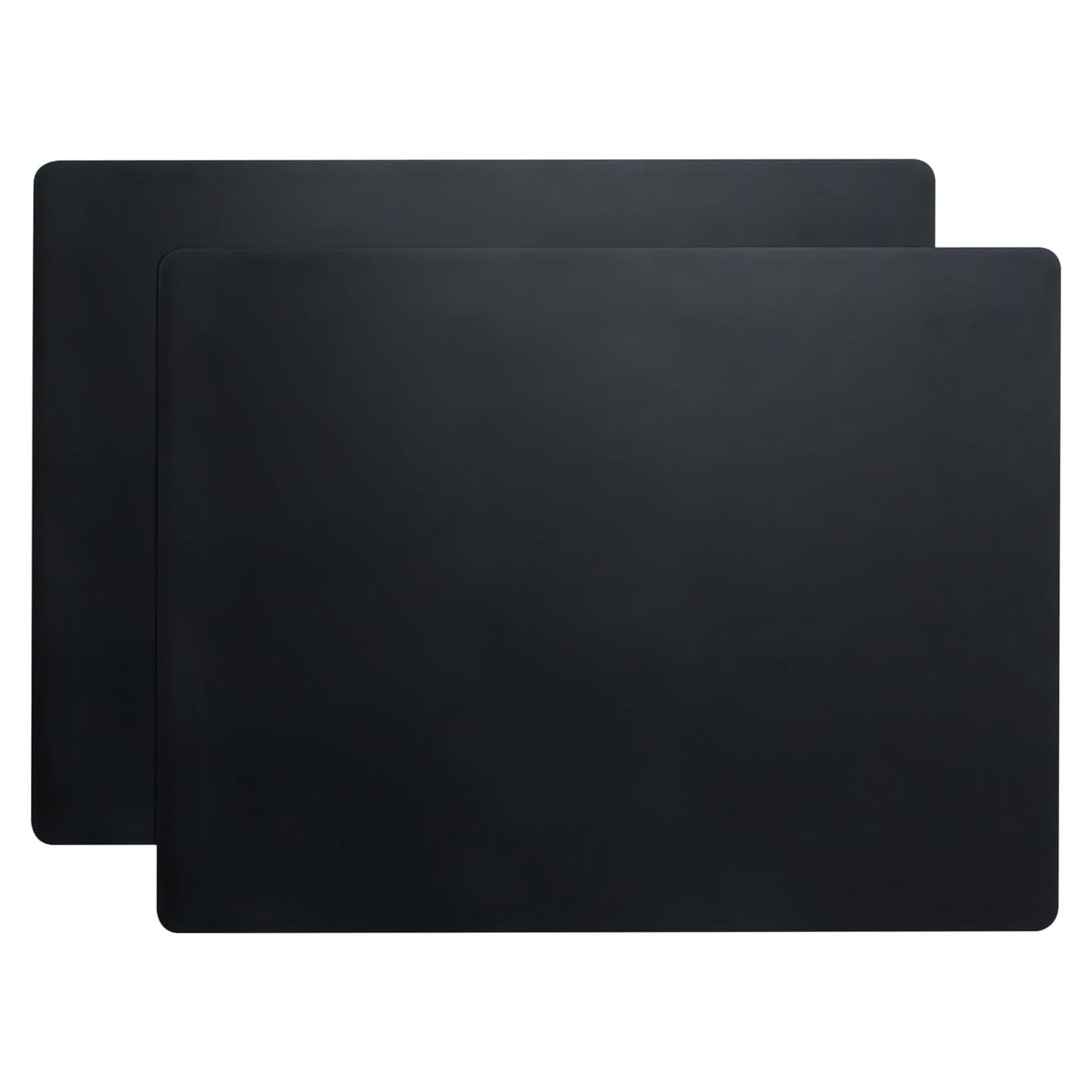 Tapetes de Silicona YACEYACE 2Pcs 61x41cm Negro Resistente al Calor