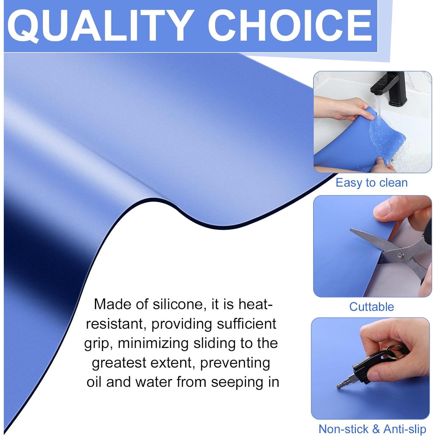 Alfombrilla de Silicona Resistente al Calor LemonRoad 2 Piezas 91x61cm