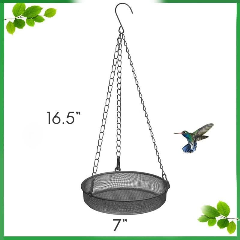 Comedero para Aves Colgante Trieez - Metal 1.36 kg, 2 Pcs