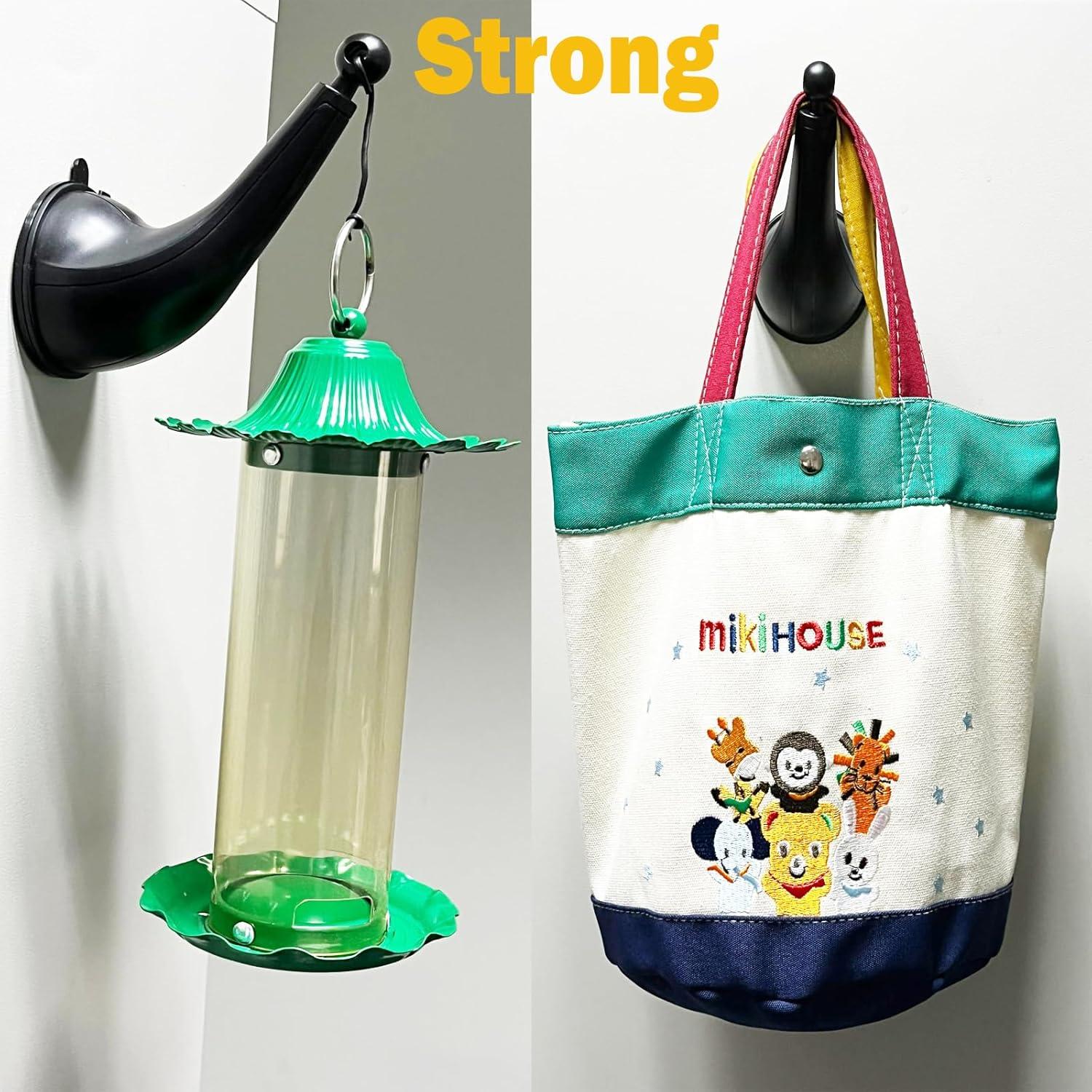 Paquete de 2 Ganchos para Comedero de Aves Pmsanzay - Autoadhesivos