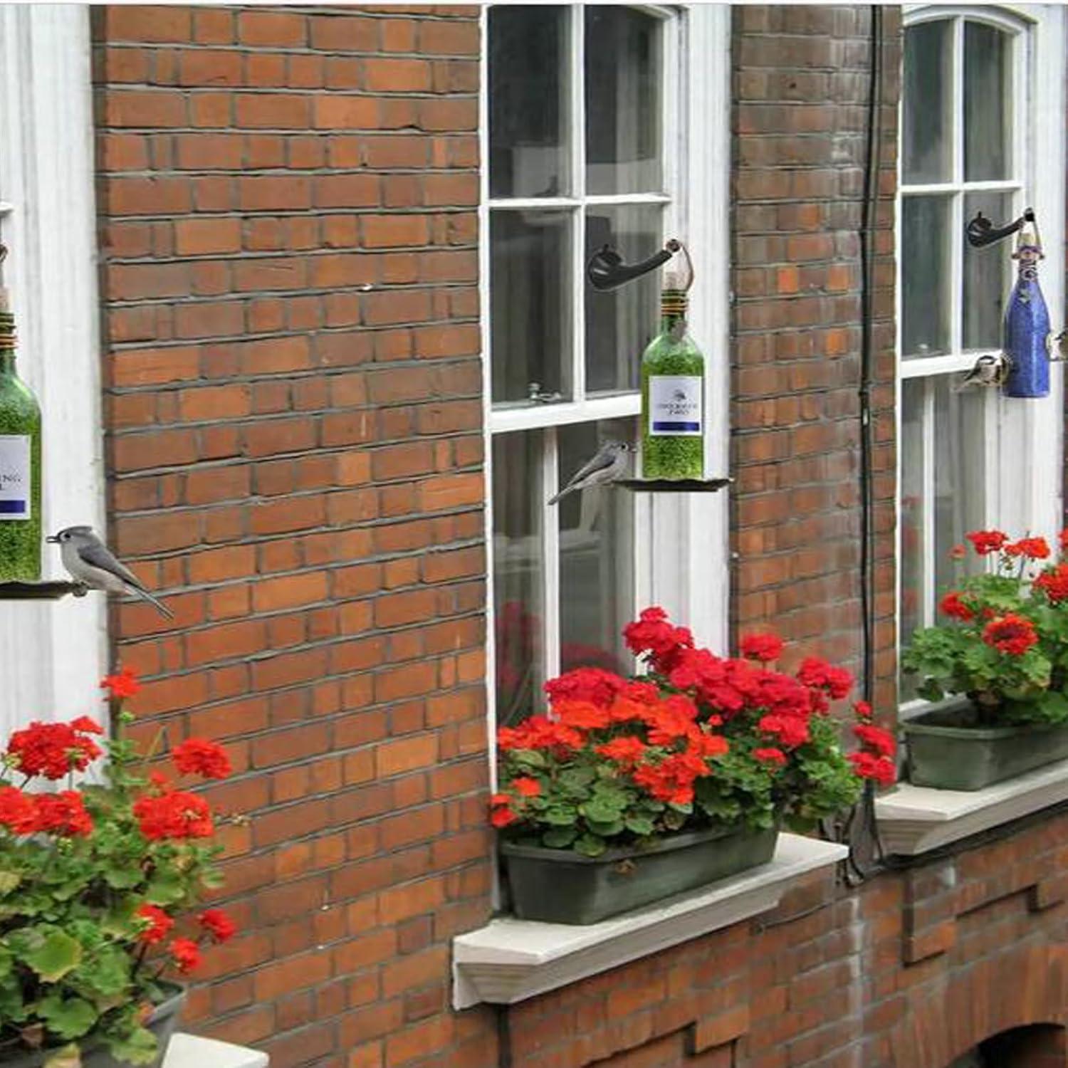 Paquete de 2 Ganchos para Comedero de Aves Pmsanzay - Autoadhesivos