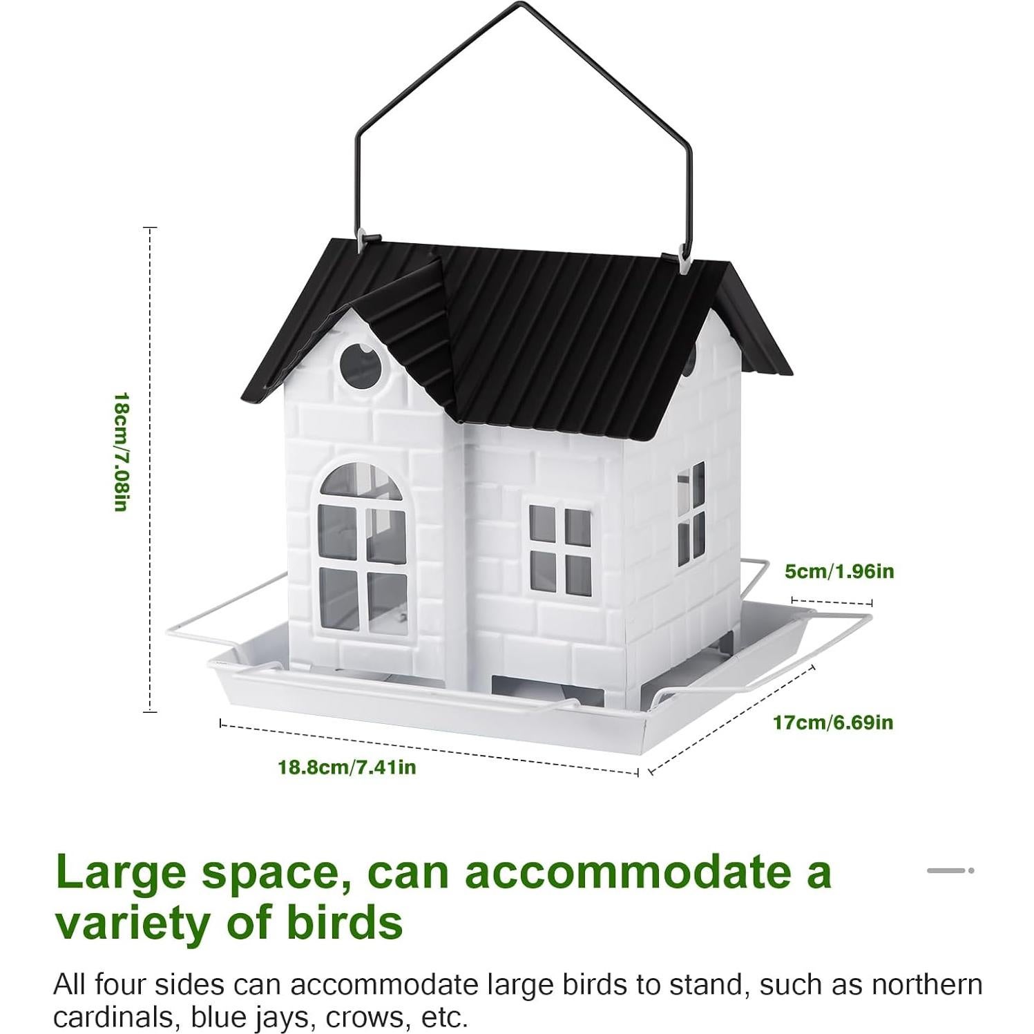 Comedero de Aves Solar YKNTGIAO Colgante Resistente a Ardillas