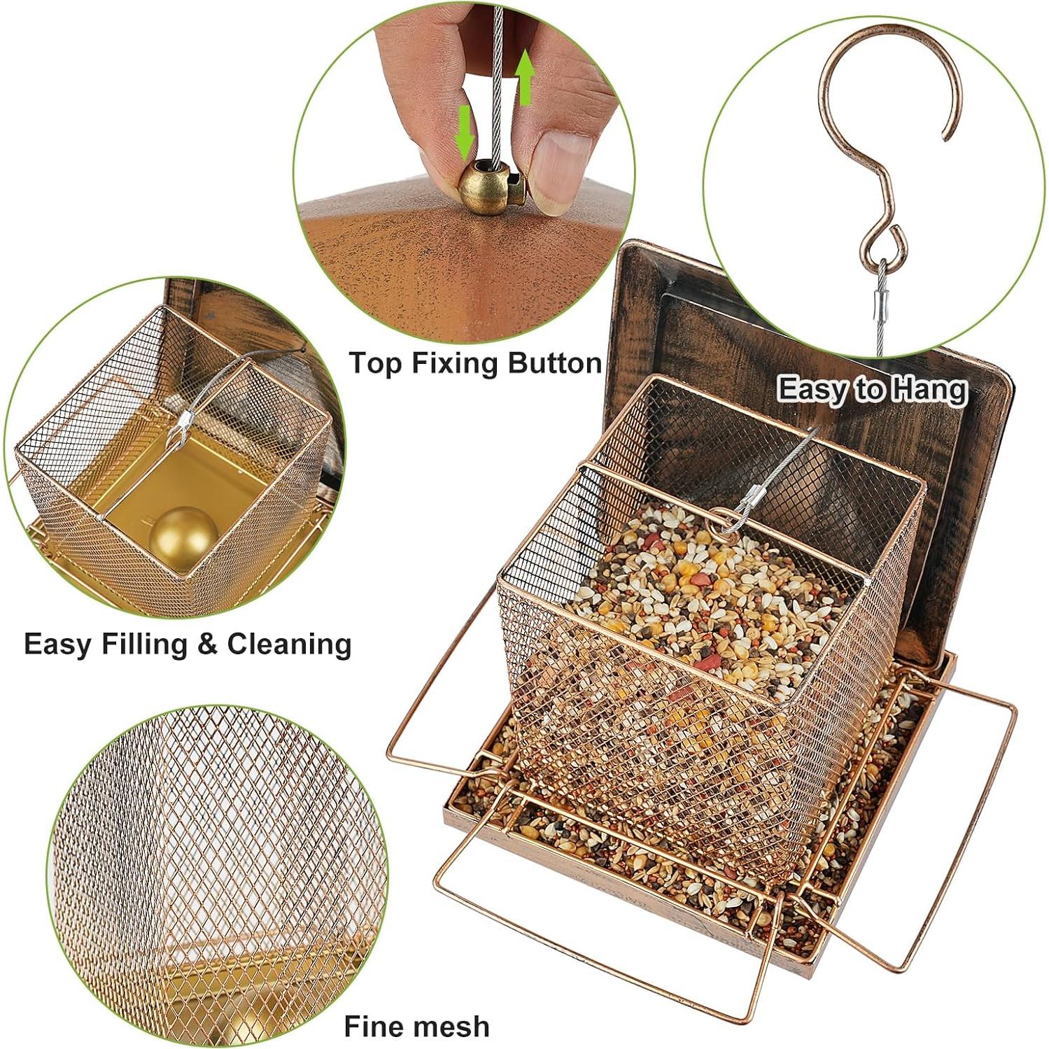 Comedero para Aves IWNTWY de Hierro 1.59 kg Colgante