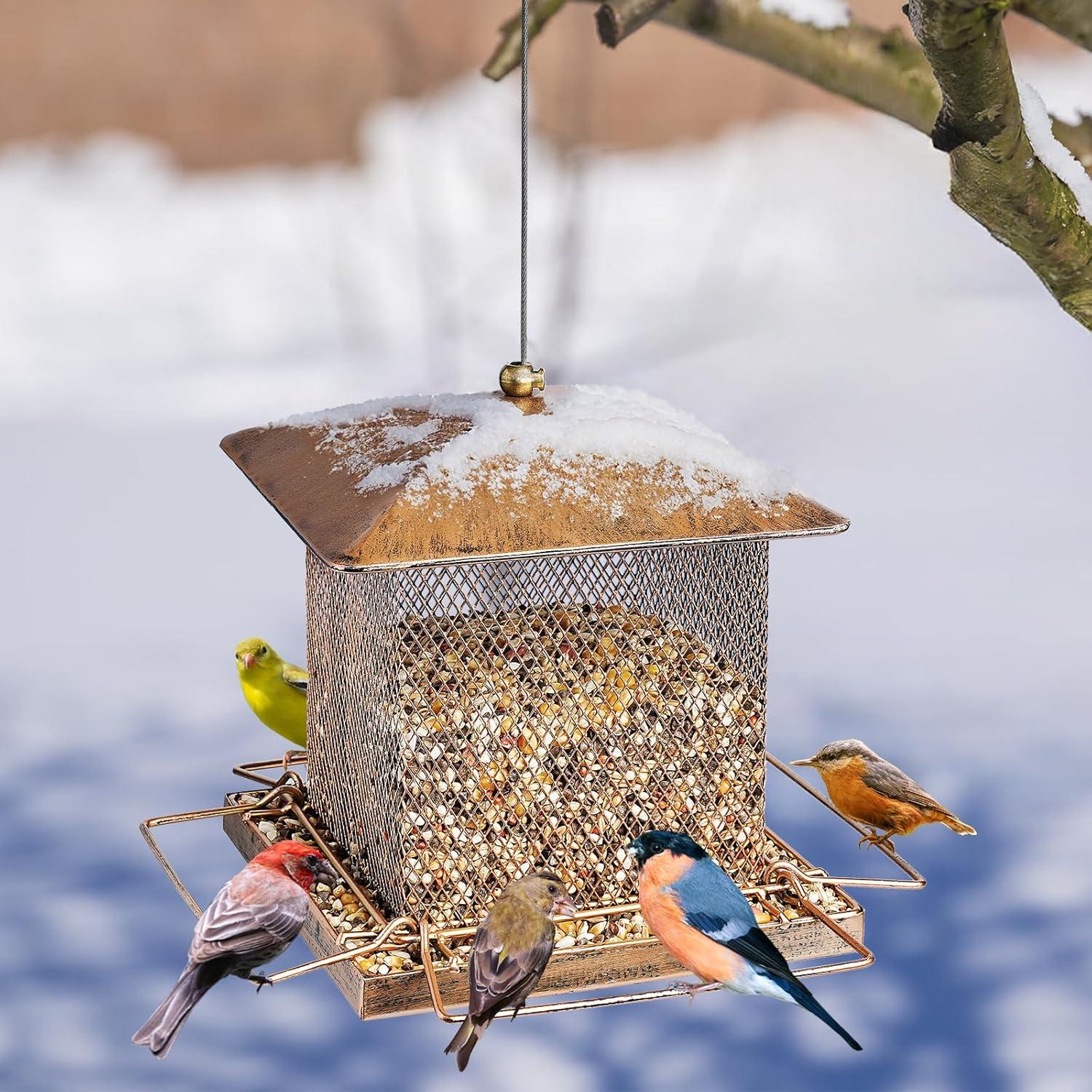 Comedero para Aves IWNTWY de Hierro 1.59 kg Colgante