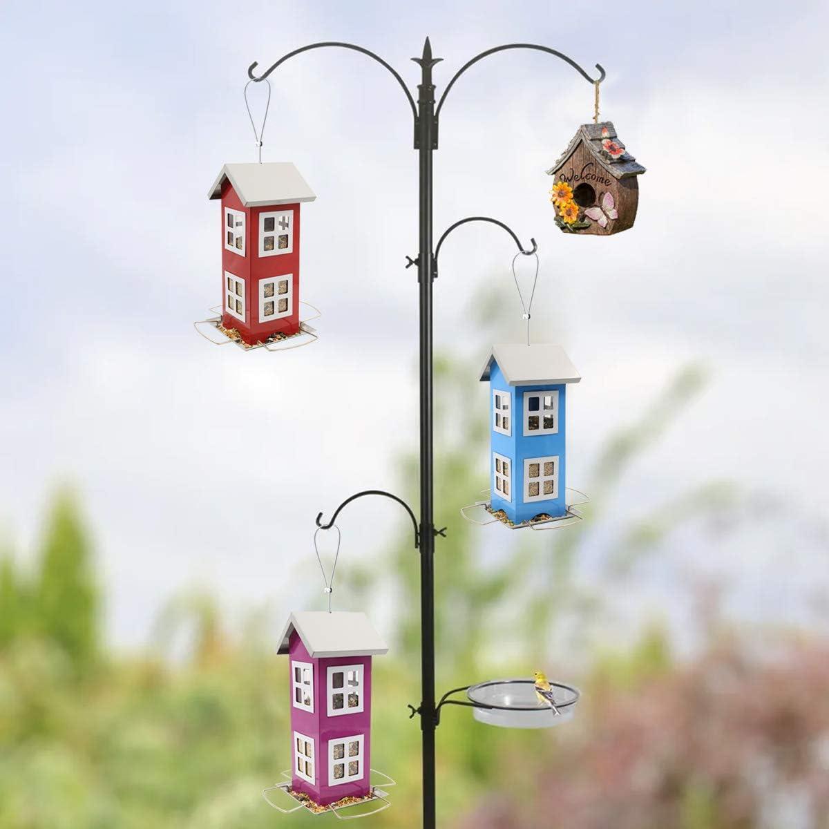 Alimentador de Aves de Metal Goodeco Azul 0.64 kg Colgante