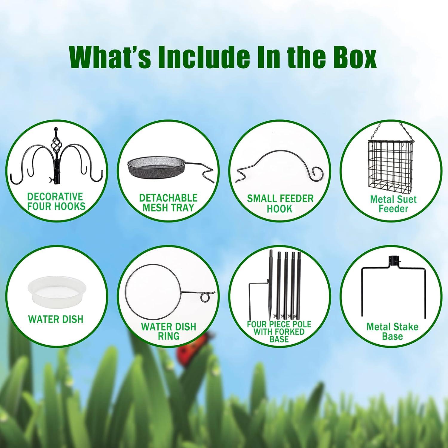 Estación de Alimentación para Aves yosager 77x19cm Premium