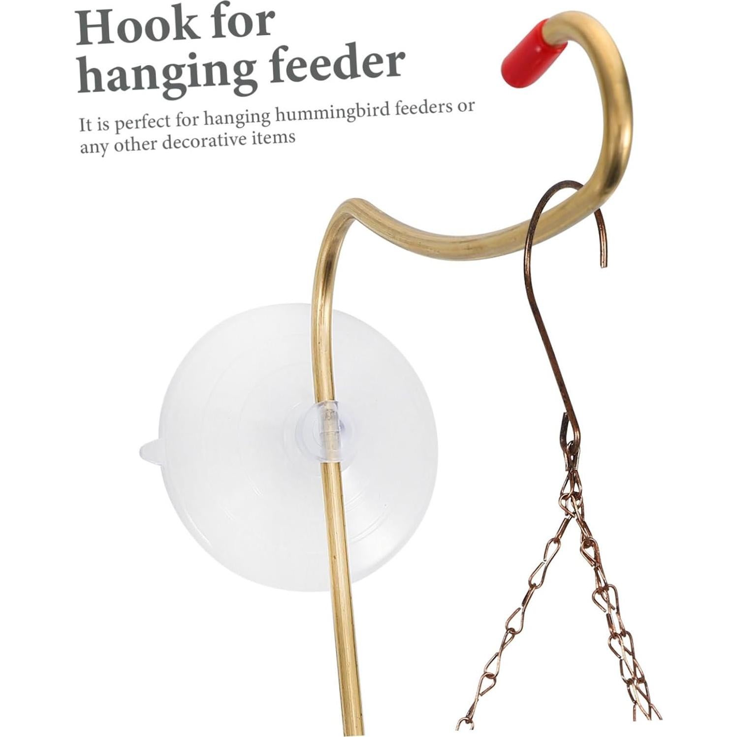 Gancho de Ventana de Cobre Homoyoyo para Alimentador de Colibrí
