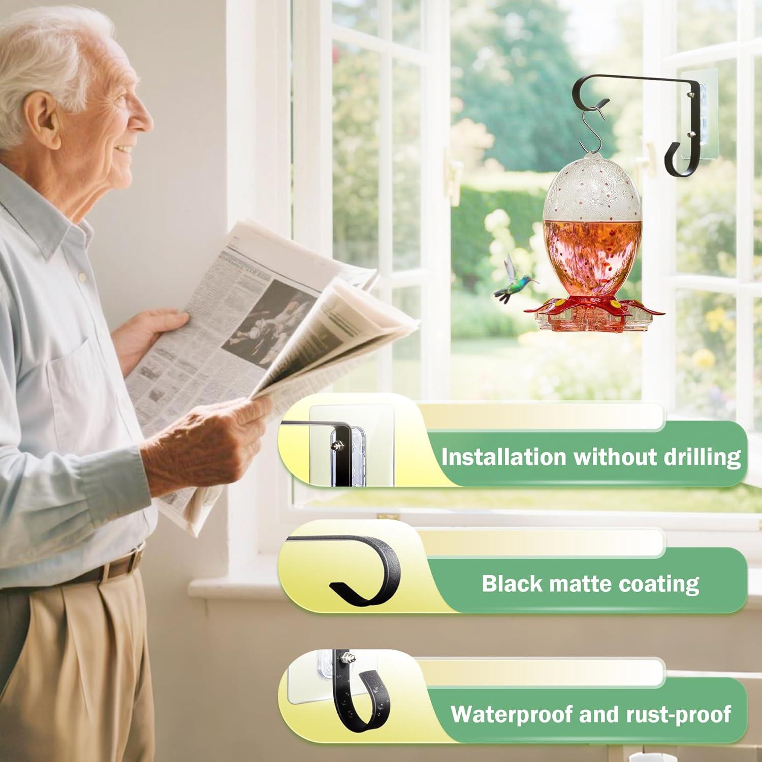 Soporte para Comedero de Aves AJART 15.24 cm Montaje Ventana