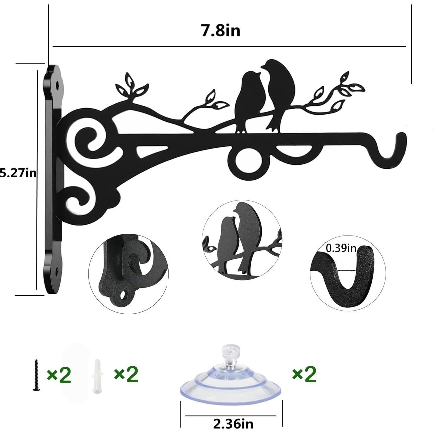 Gancho para Alimentador de Aves VYTTOX con Ventosas Fuertes