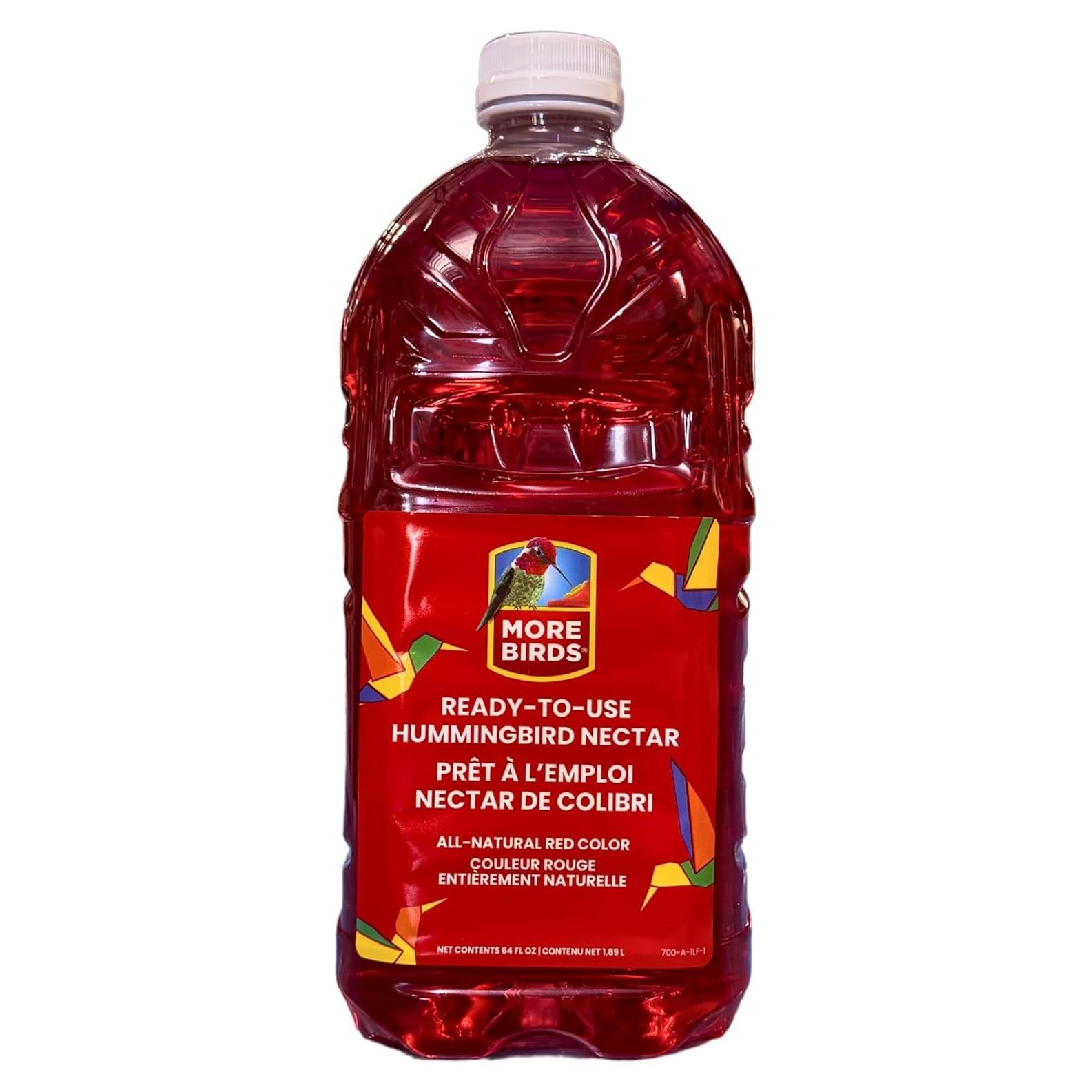 Néctar Premium para Colibríes More Birds 1.89L Listo para Usar