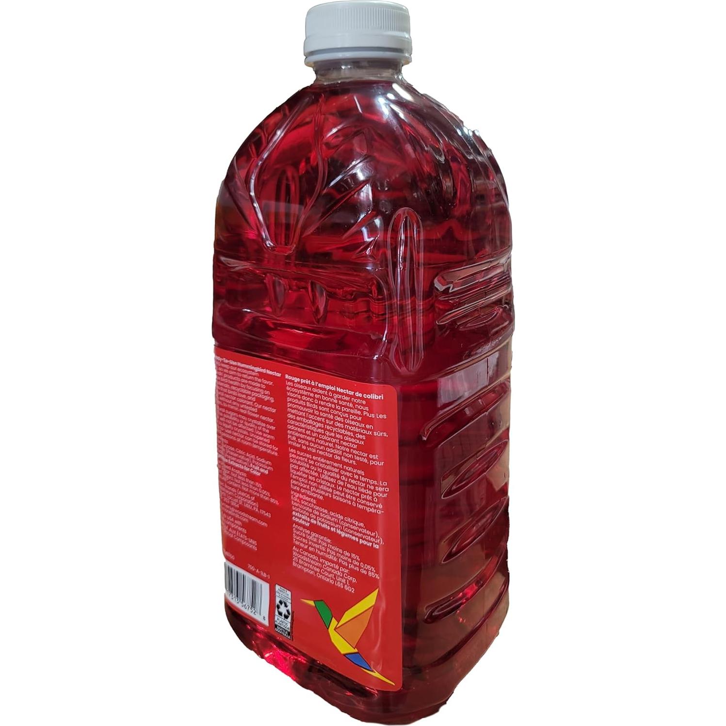 Néctar Premium para Colibríes More Birds 1.89L Listo para Usar