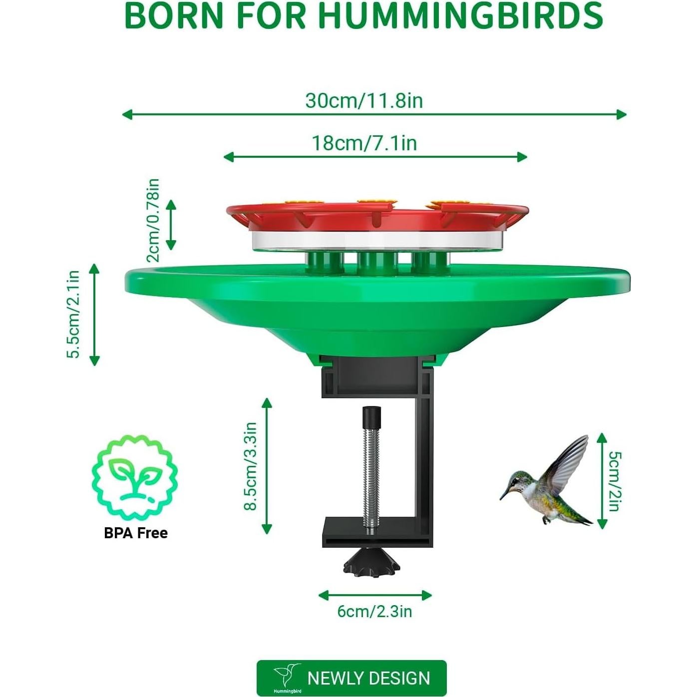 Comedero para Colibríes NeepeCiko con Moat Ant 384 ml