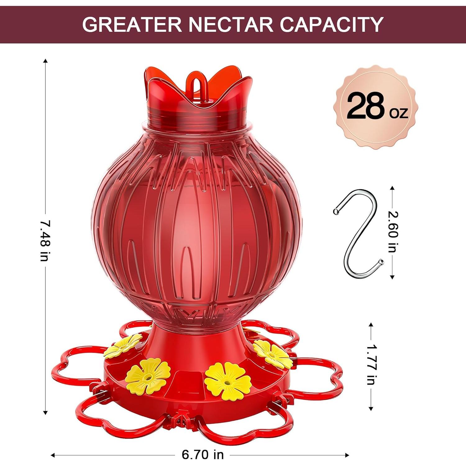 Comedero para Colibríes Promotion Love 28oz Rojo Colgante