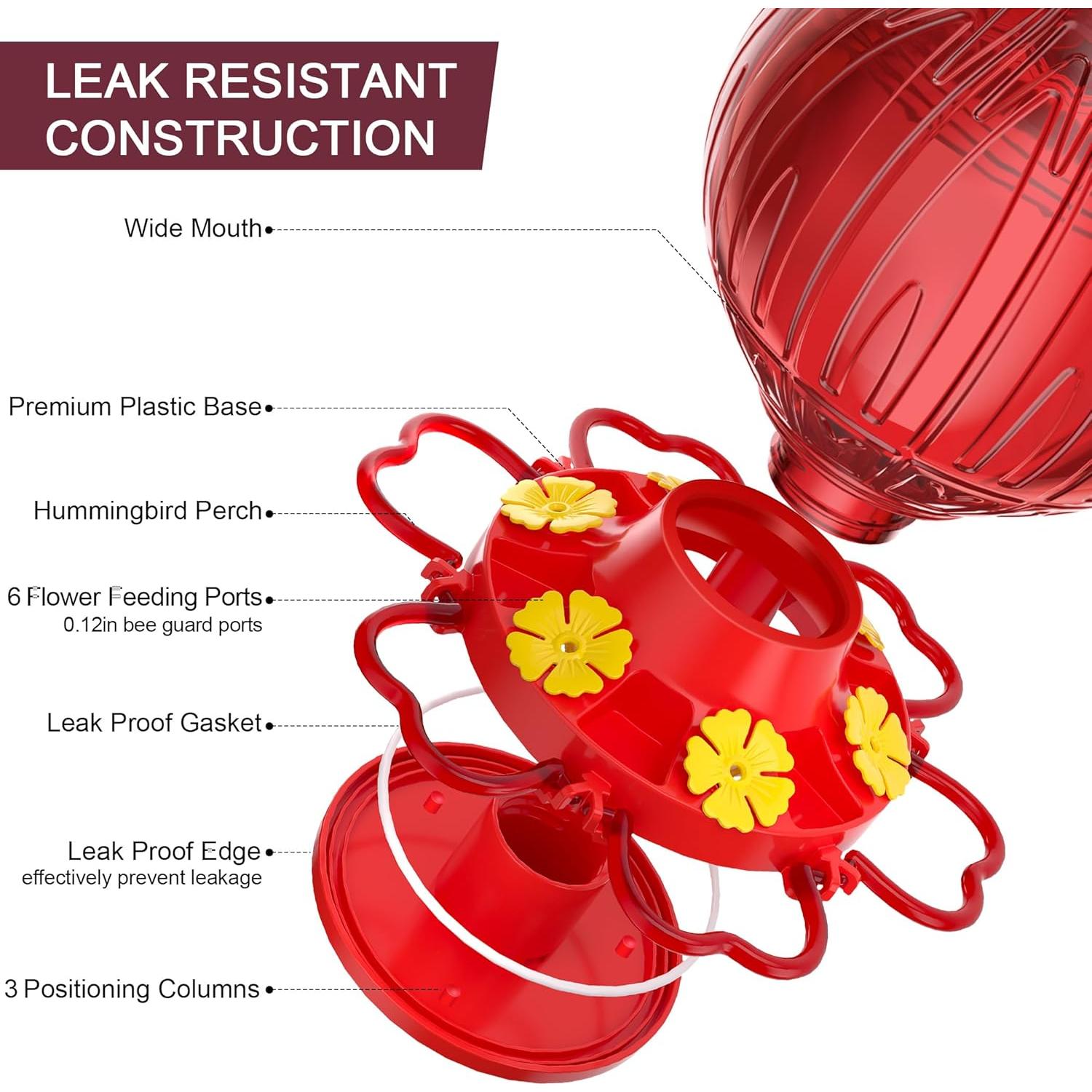 Comedero para Colibríes Promotion Love 28oz Rojo Colgante