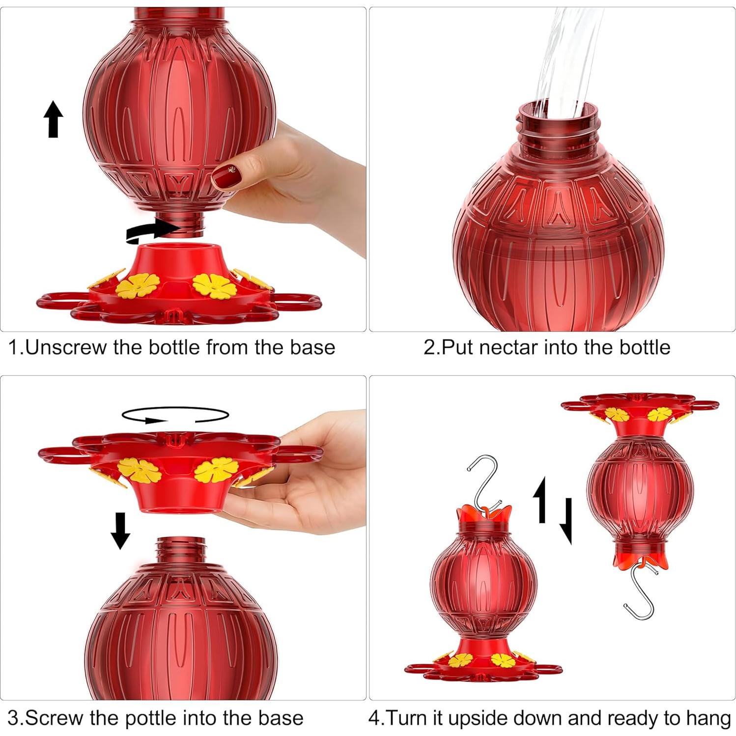 Comedero para Colibríes Promotion Love 28oz Rojo Colgante