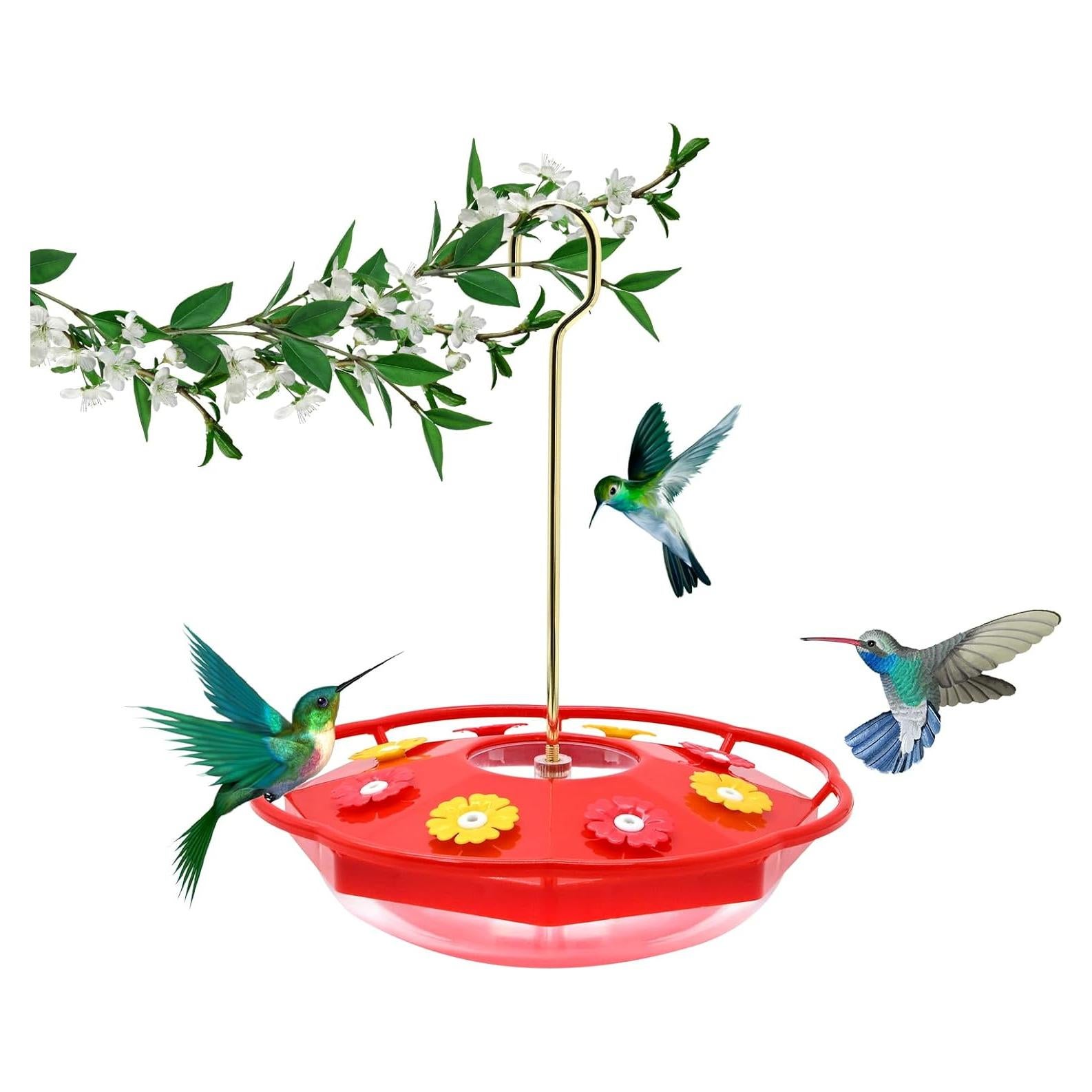 Comedero para Colibríes PATRISARD 12 oz Rojo Antiaabejas