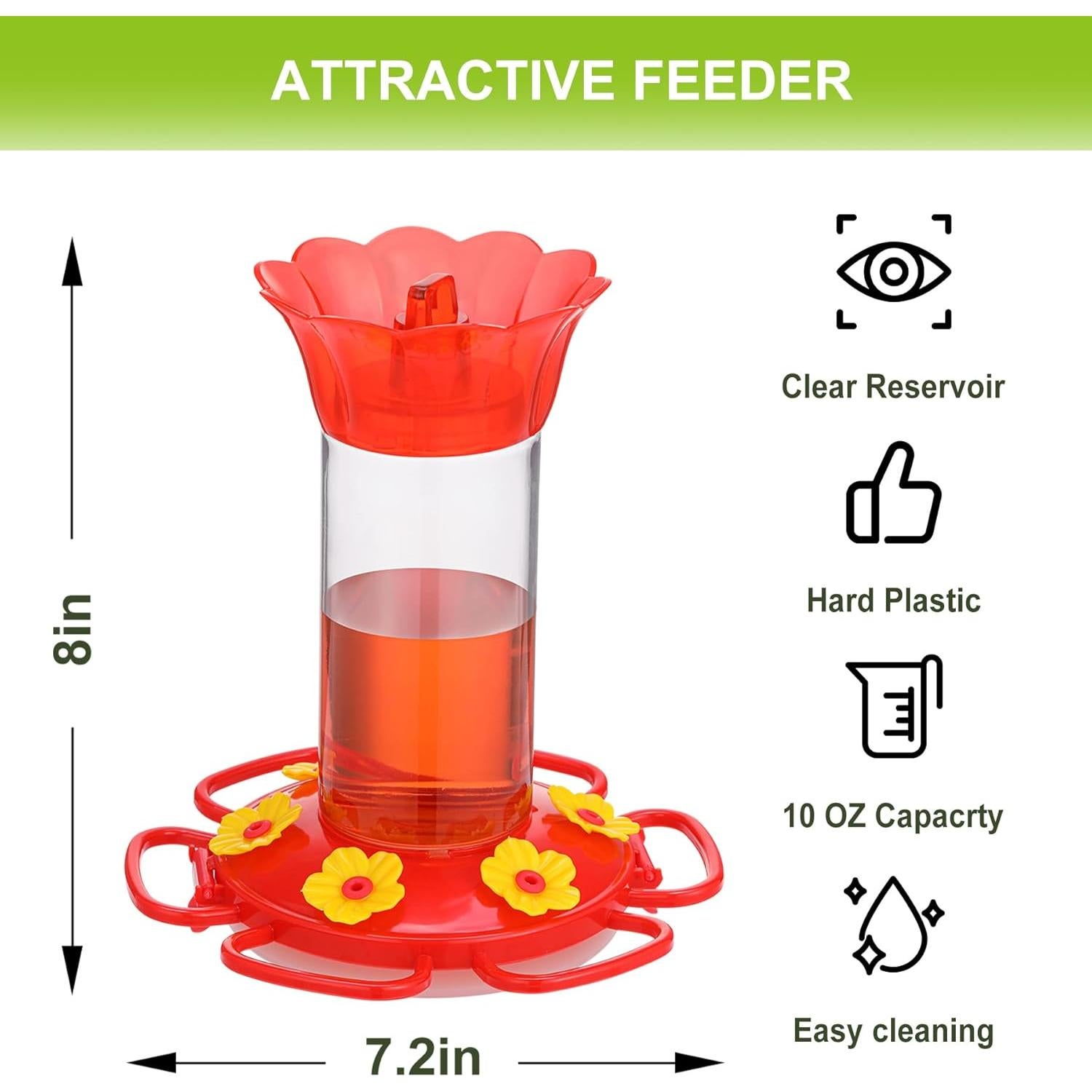 Comedero para Colibríes Rihogar 355 ml - Paquete de 2