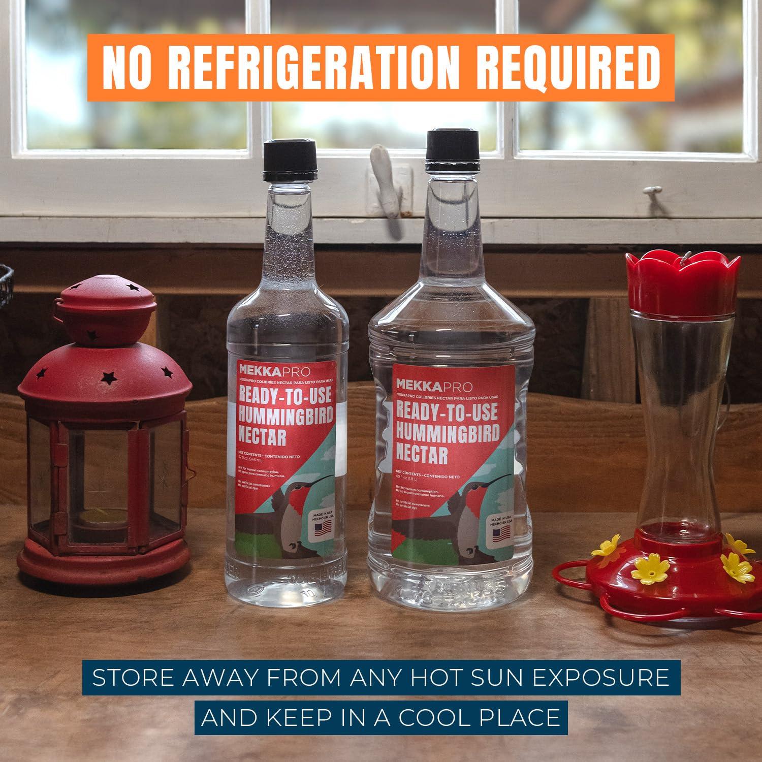 Néctar Premium para Colibríes MEKKAPRO 1.77L Listo para Usar