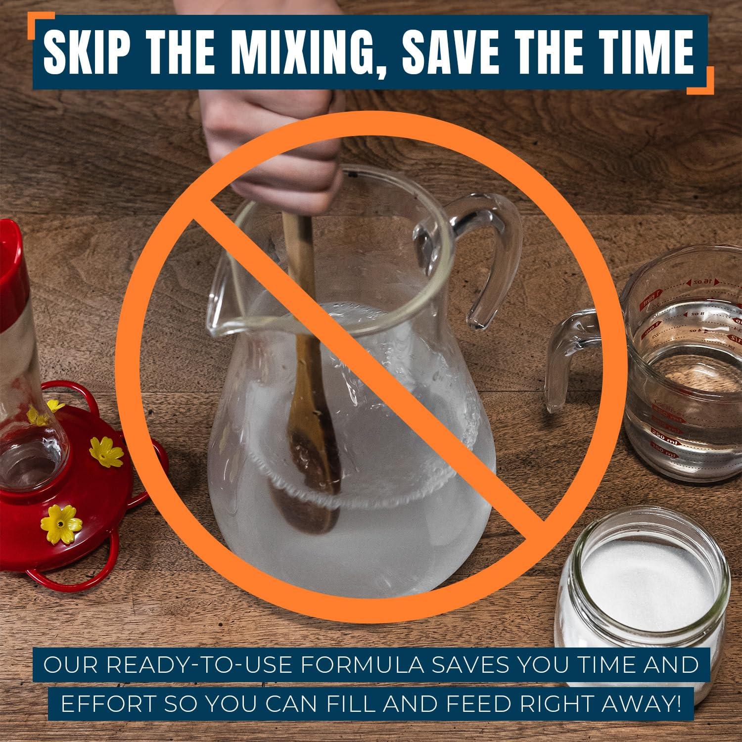 Néctar Premium para Colibríes MEKKAPRO 1.77L Listo para Usar