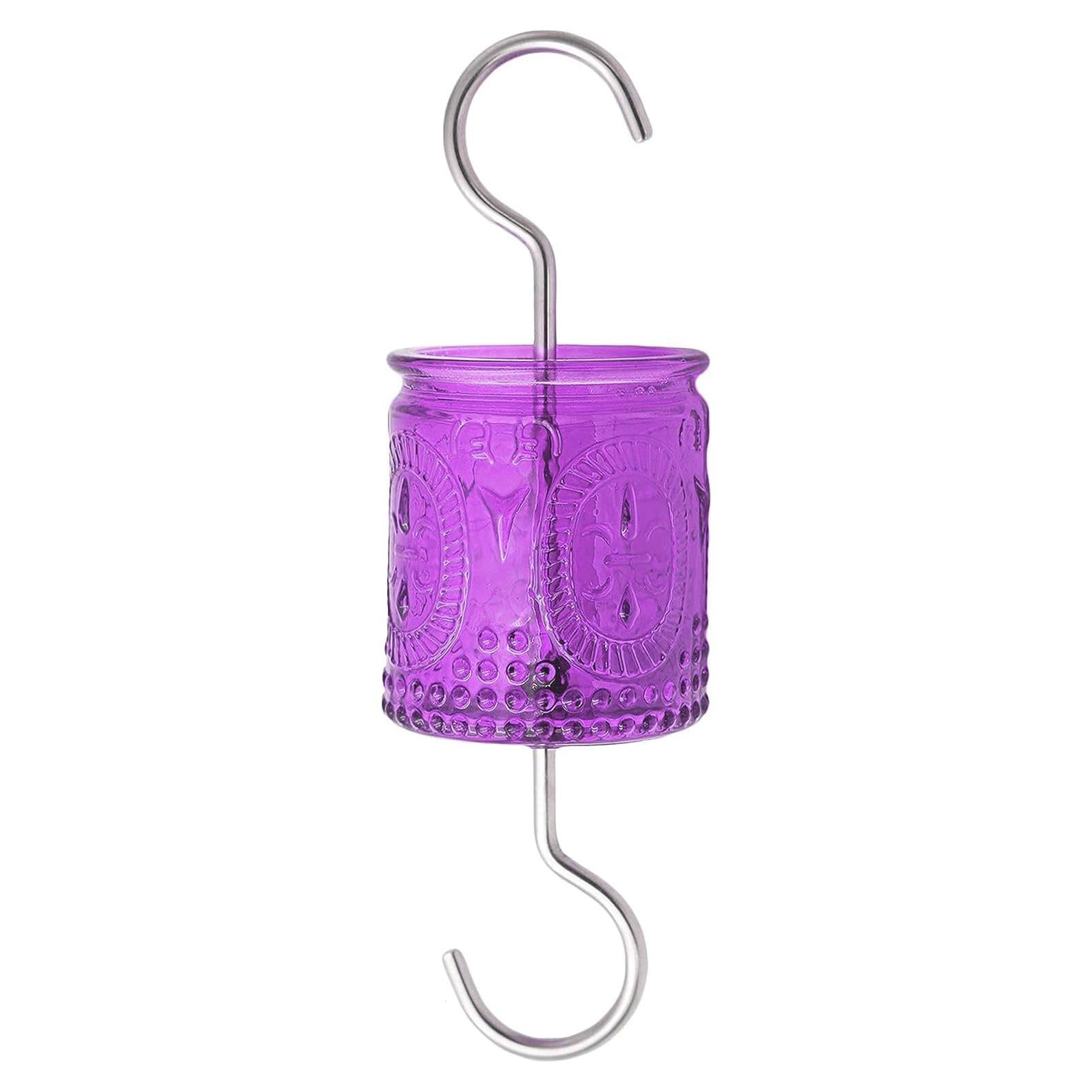 Moat Antiguo de Vidrio Púrpura WOWARE para Colibríes y Orioles