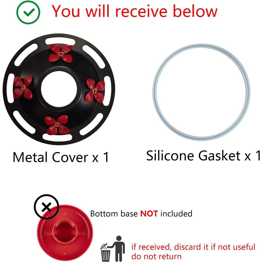 Tapa de Metal Repuesto para Alimentador de Colibrí HOLAHOMA