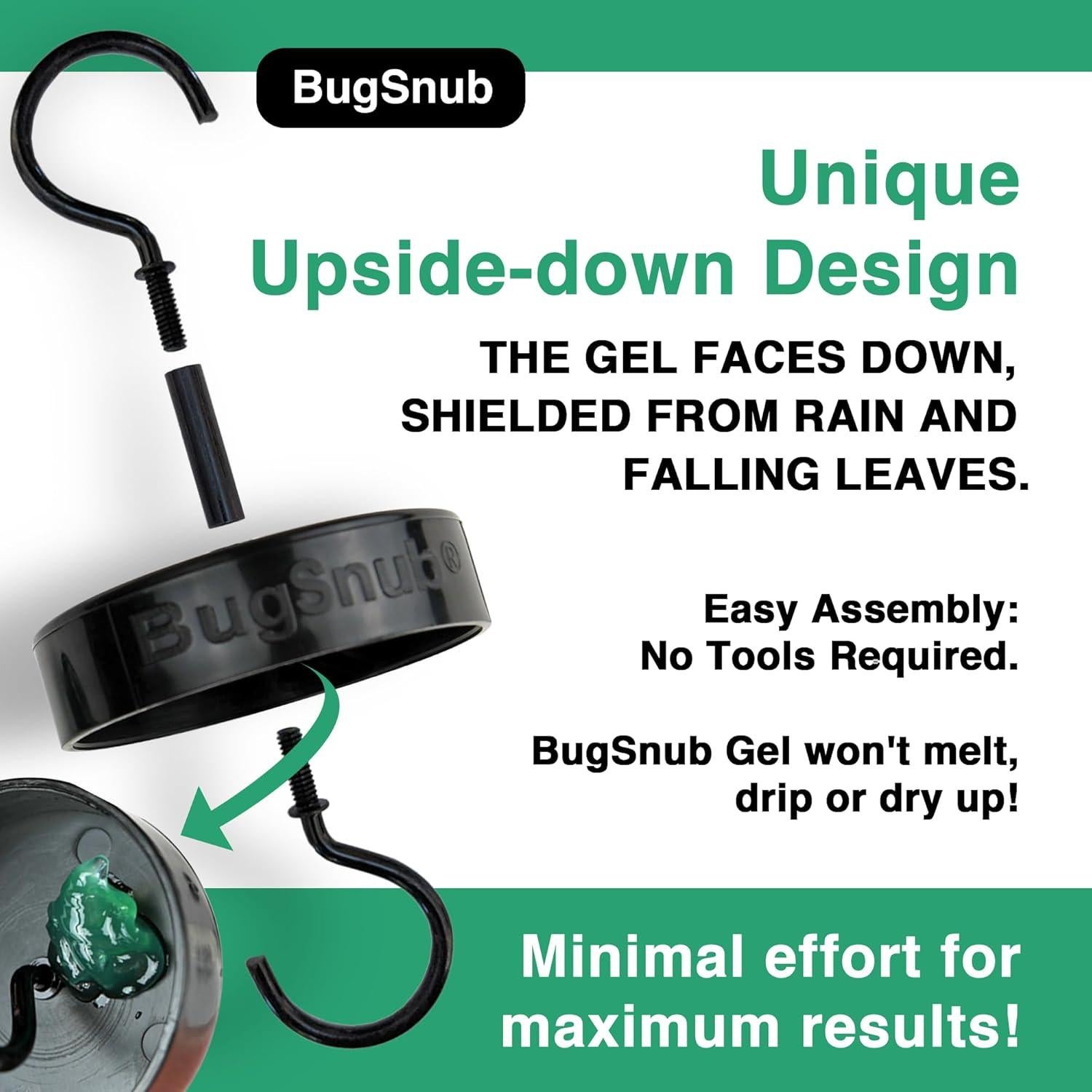 Guardia de Hormigas Colgante BugSnub - Paquete de 3 con Gel