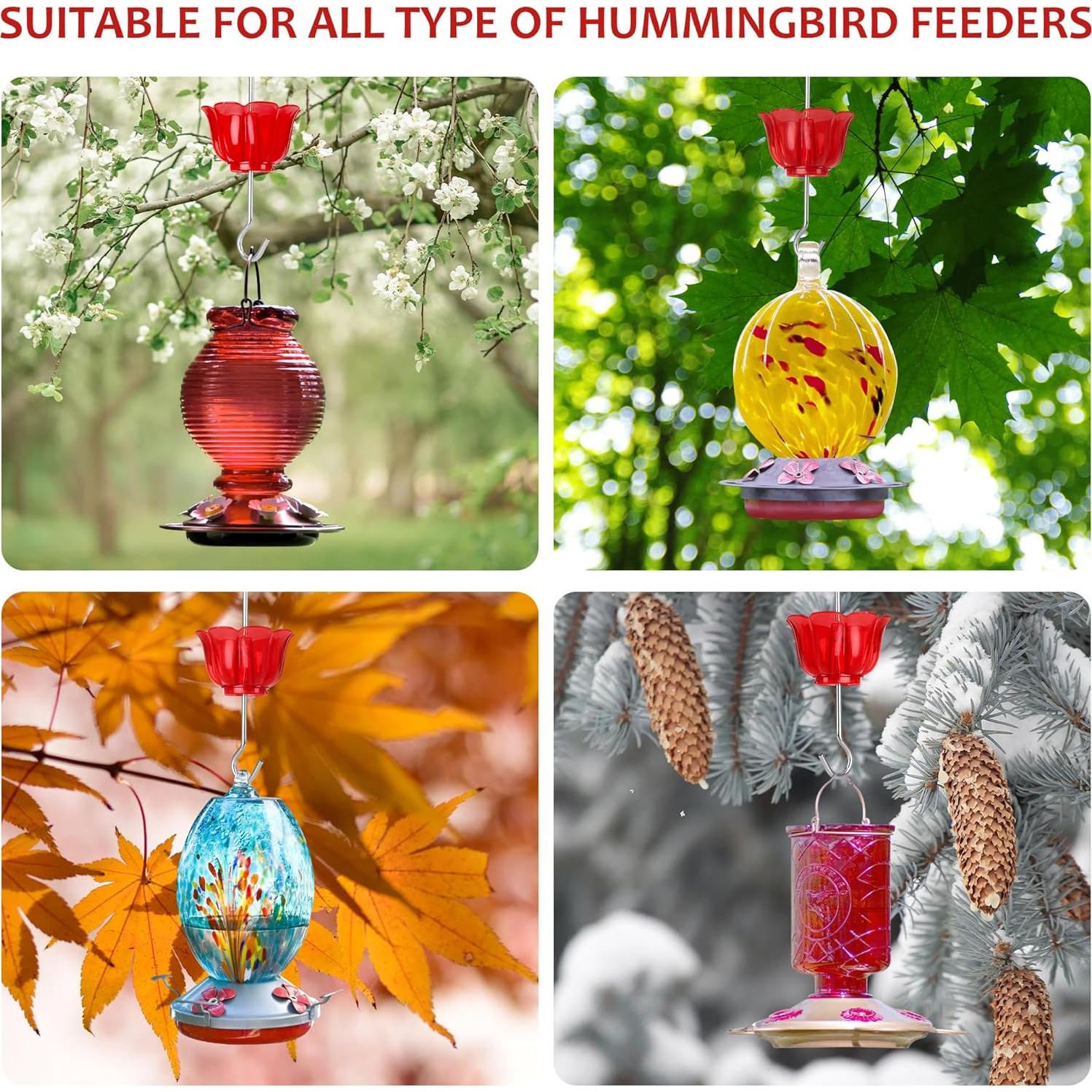 Moat para Hormigas SIXTOYZF 4 Piezas 59 ml Jardín Rojo