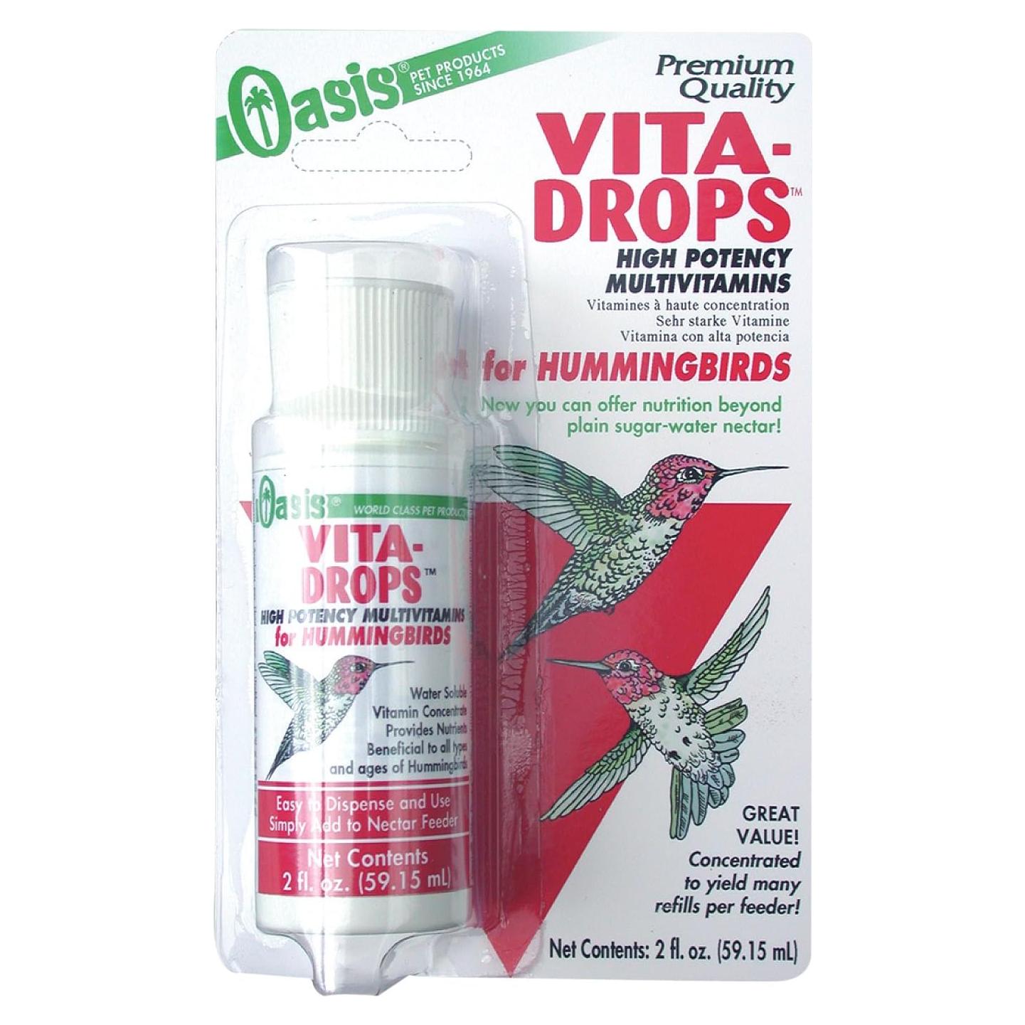 OASIS Gotas Vita Colibrí 56.7g - Multivitaminas para Aves